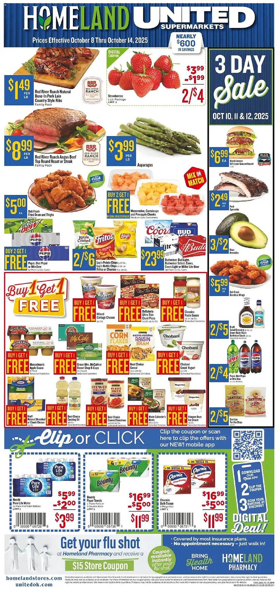 Homeland Market weekly ad (2025-10-08 - 2025-10-15) | 1