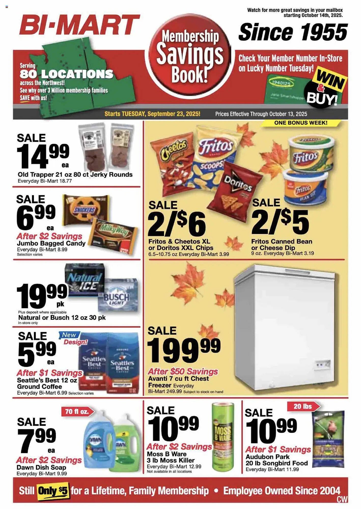 Bi-Mart weekly ad (2025-09-23 - 2025-10-14) | 1