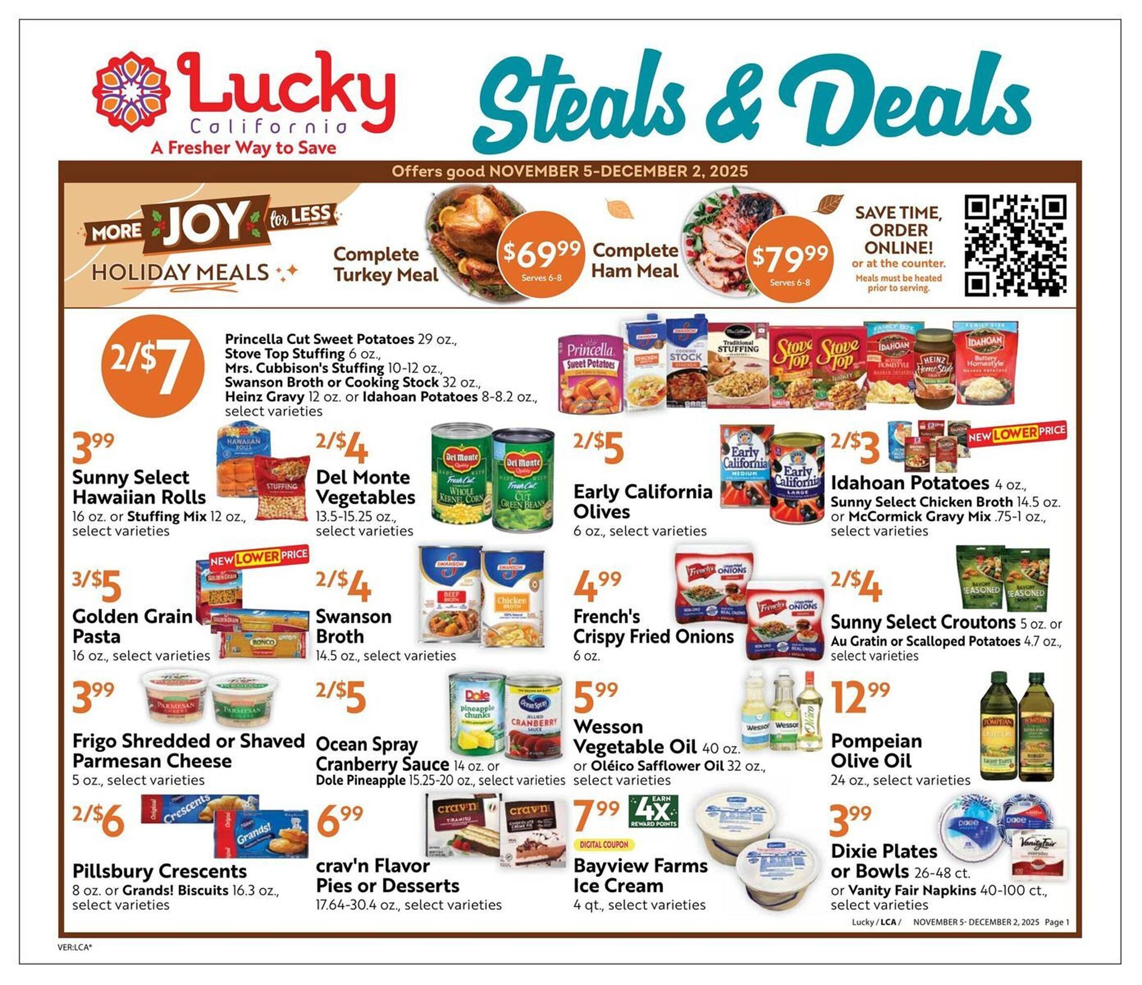 Lucky Supermarkets weekly ad (2025-11-05 - 2025-12-02) | 1