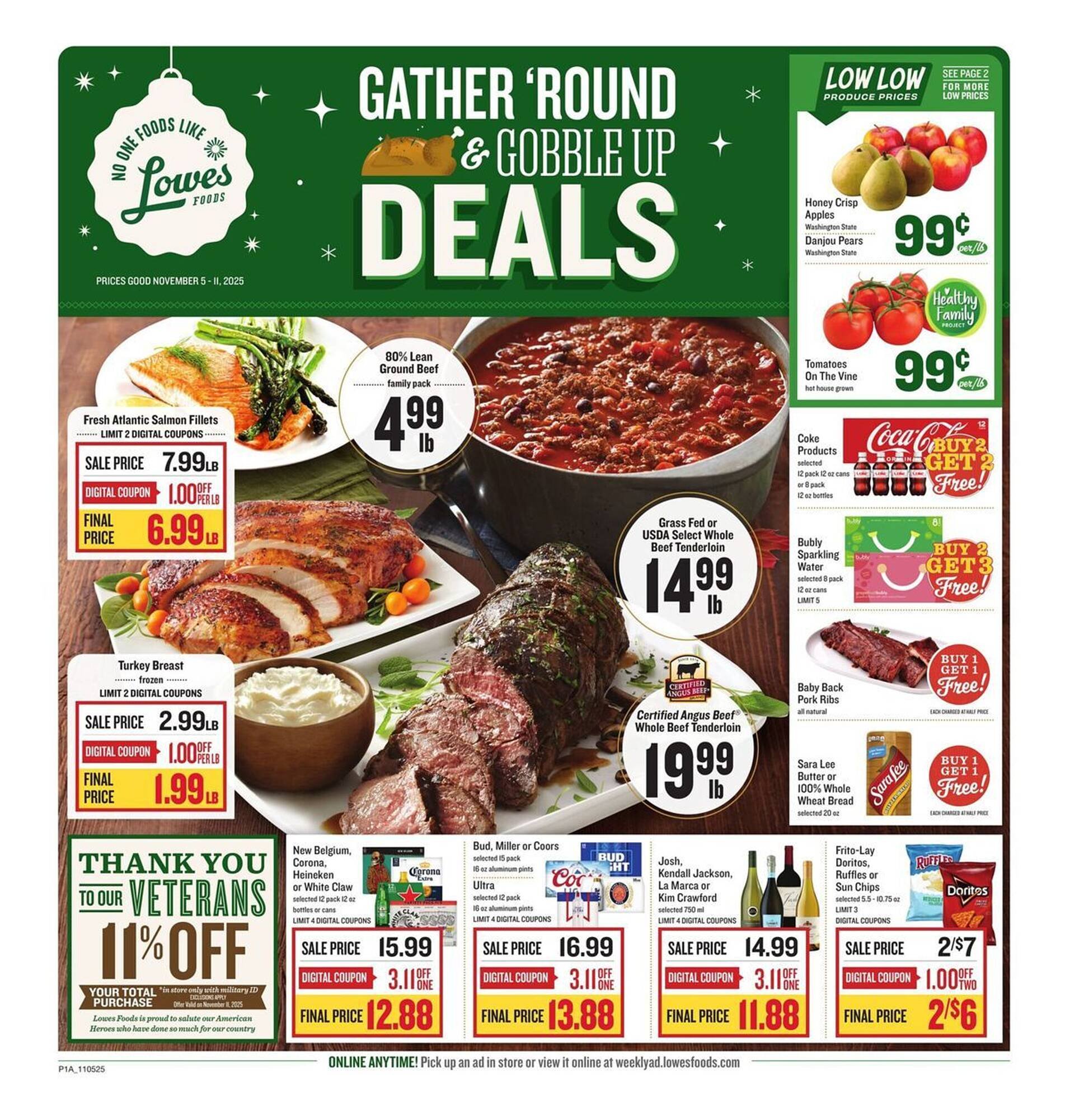Lowes Foods weekly ad (2025-11-05 - 2025-11-11) | 1