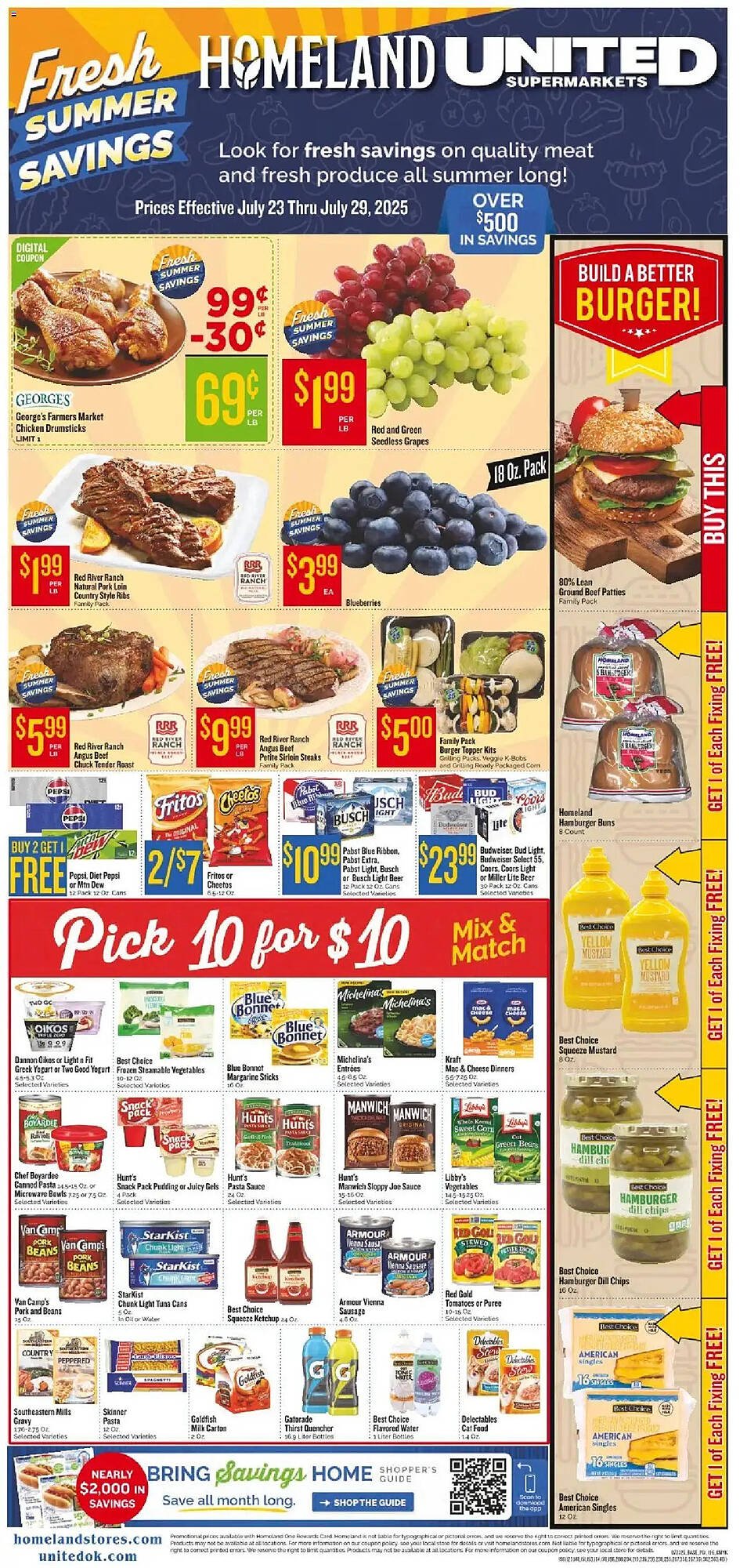 Homeland Market Weekly Ad (2025-07-23 - 2025-07-30) | 1