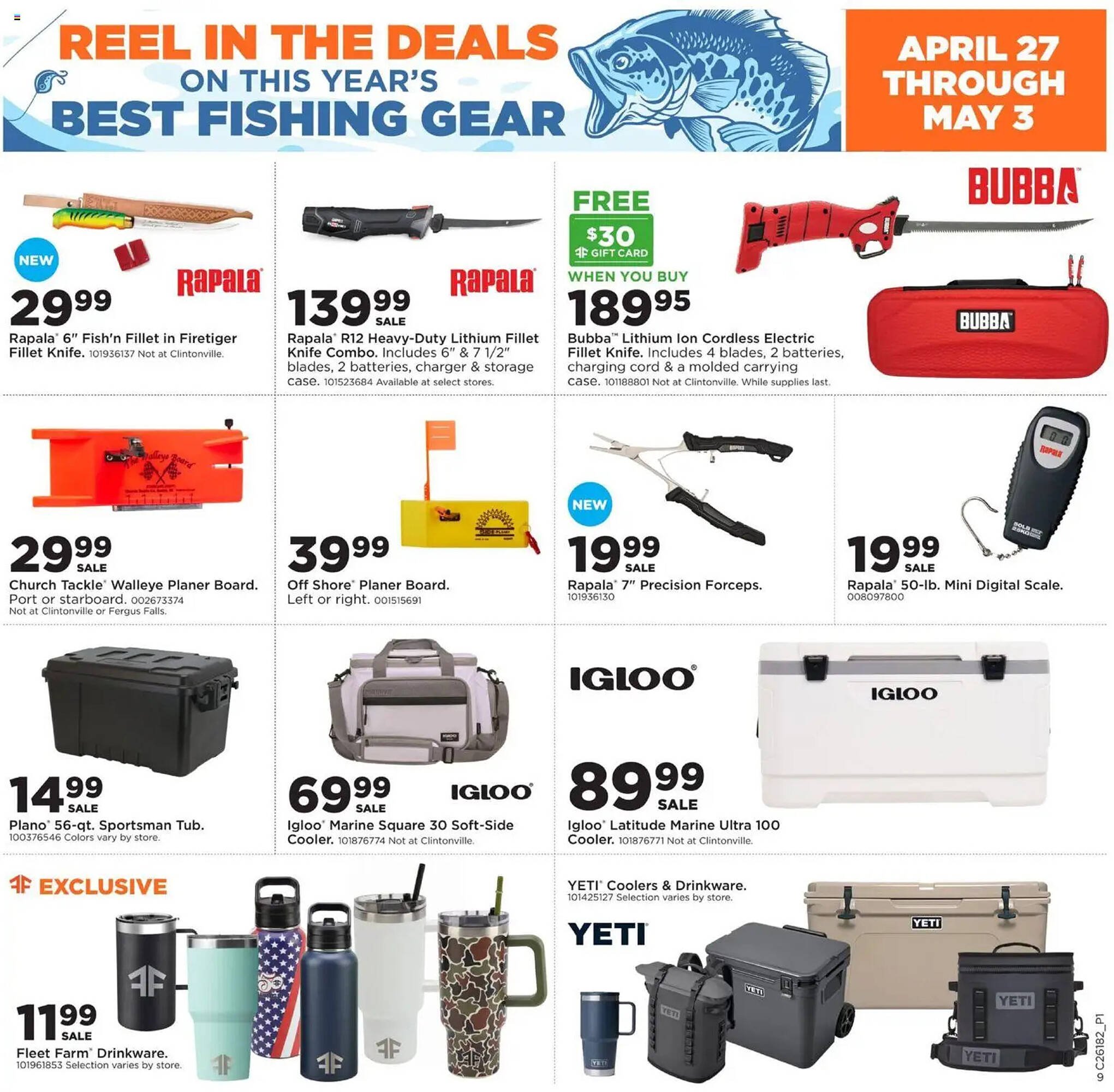 Mills Fleet Farm weekly ad