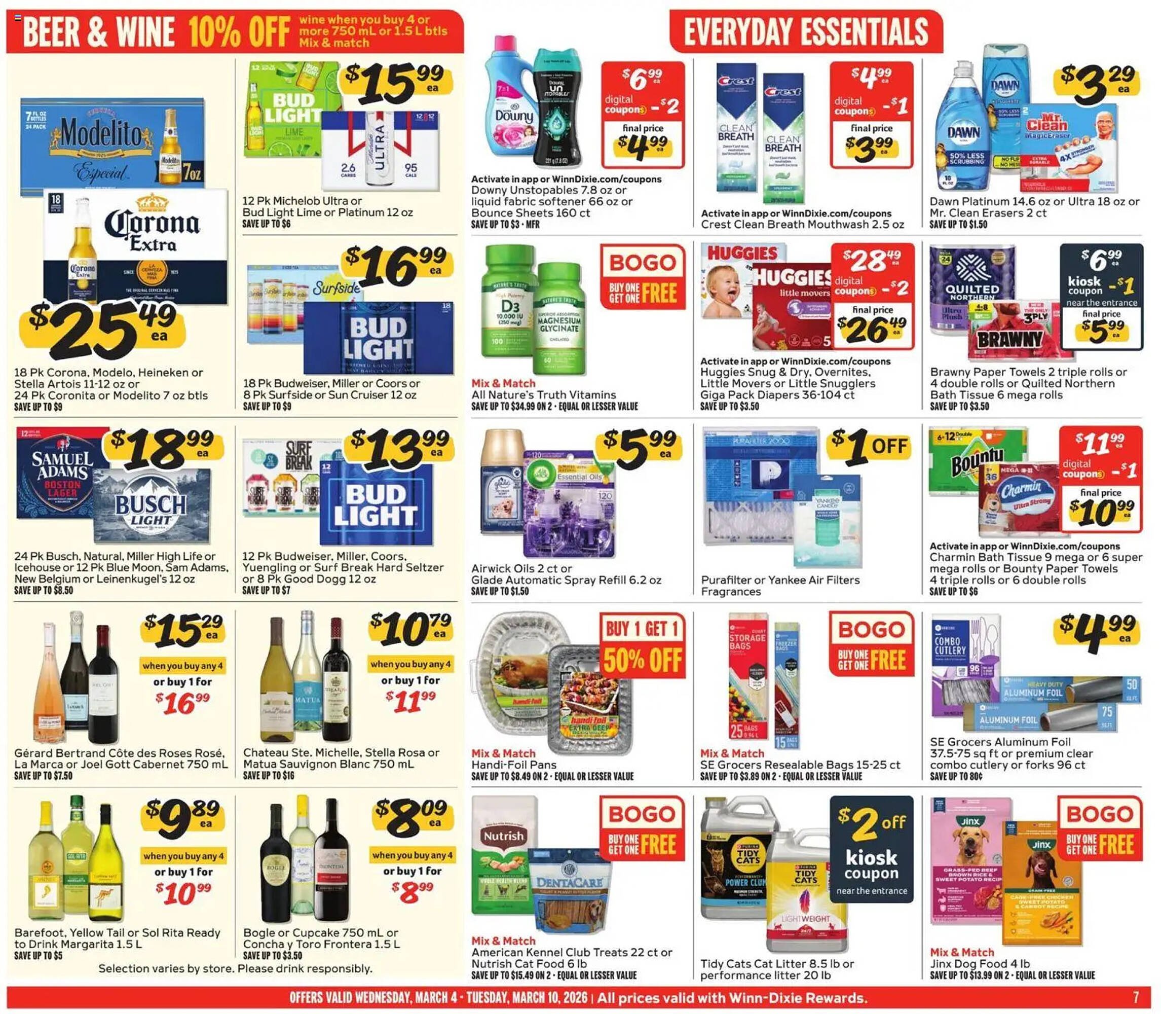 Winn Dixie weekly ad