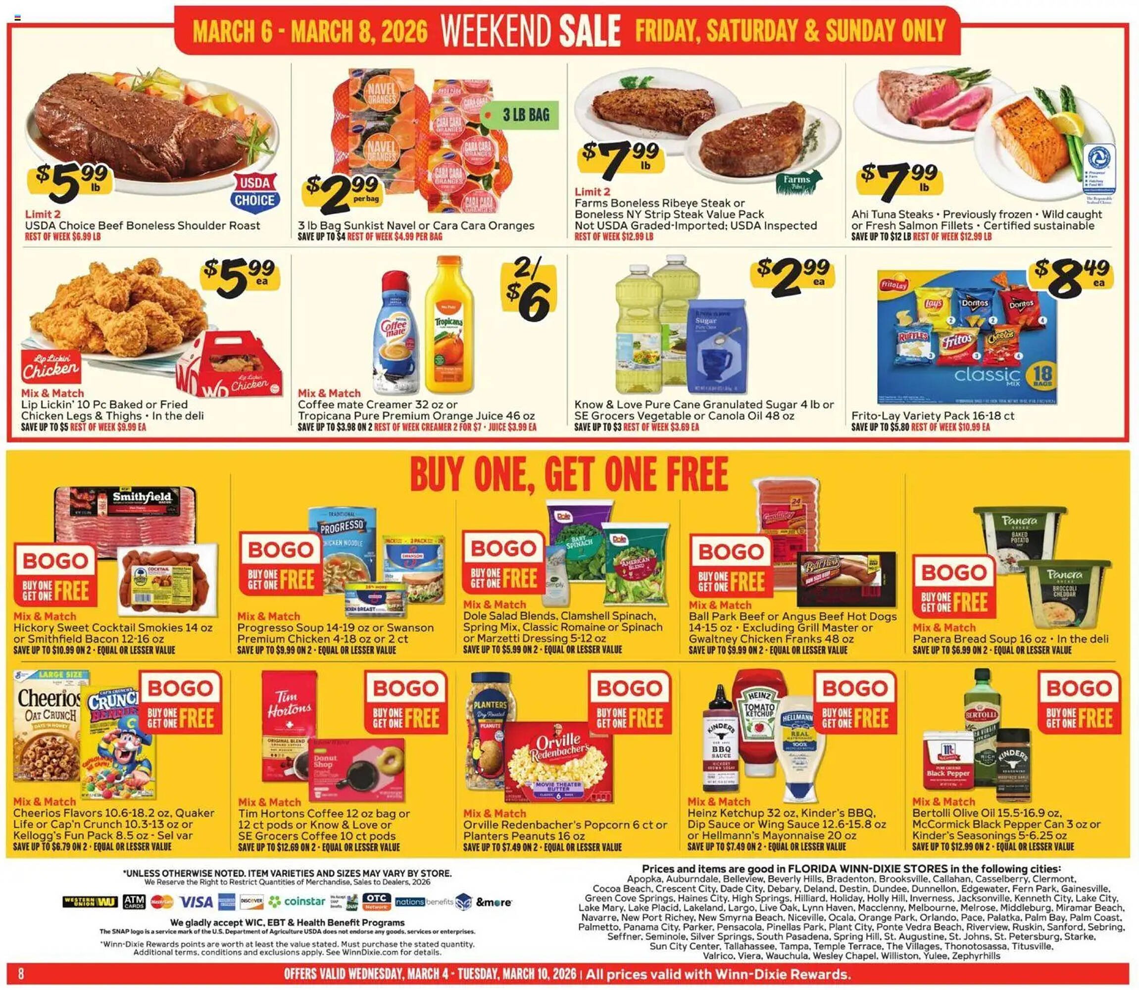 Winn Dixie weekly ad