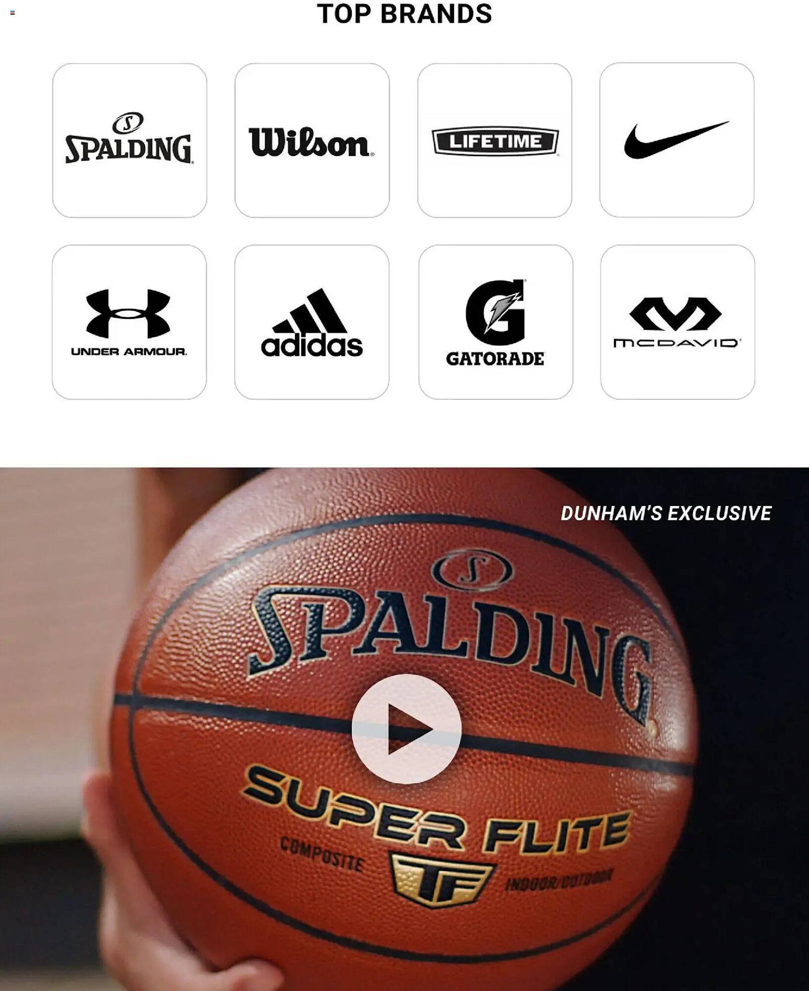 Dunham's Sports weekly ad