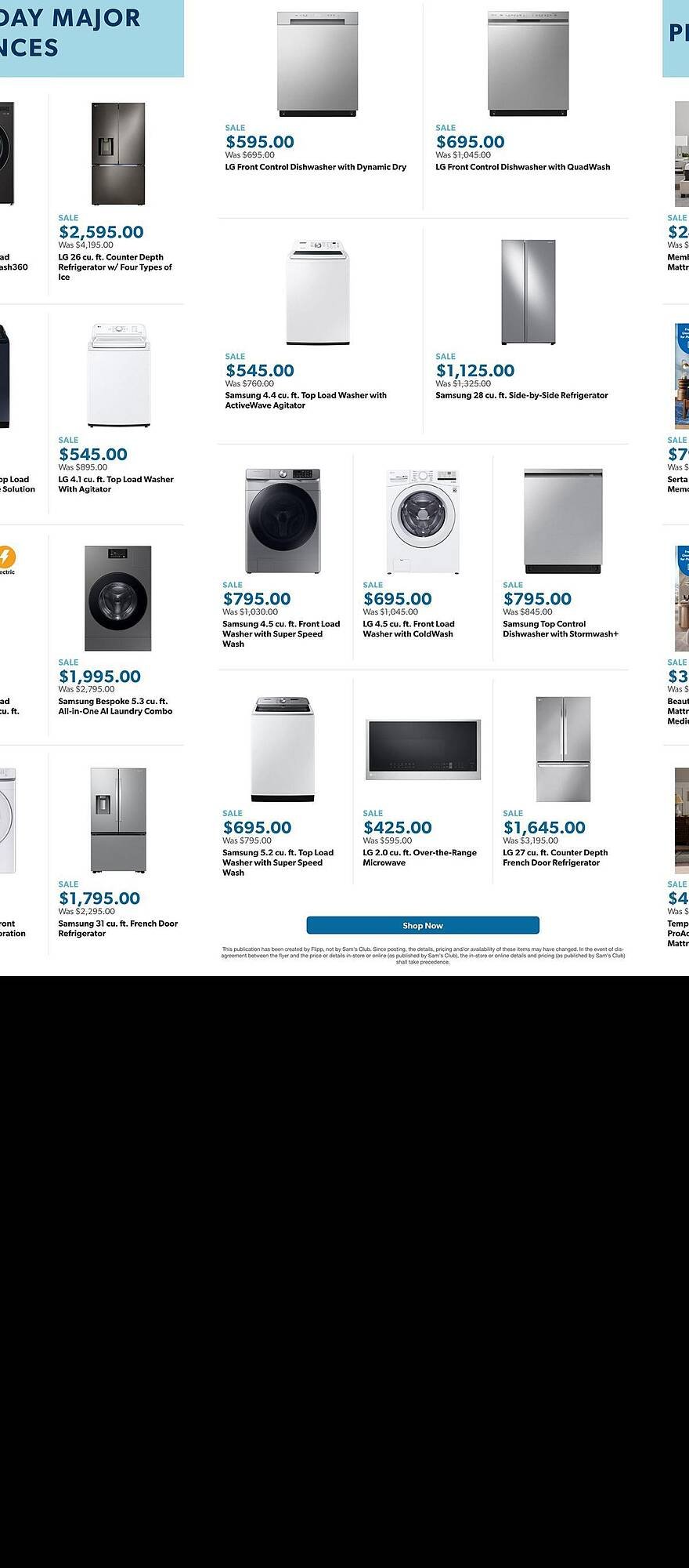 Sam's Club weekly ad