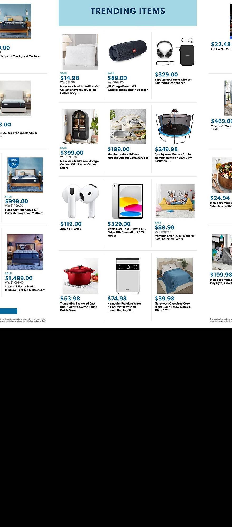 Sam's Club weekly ad