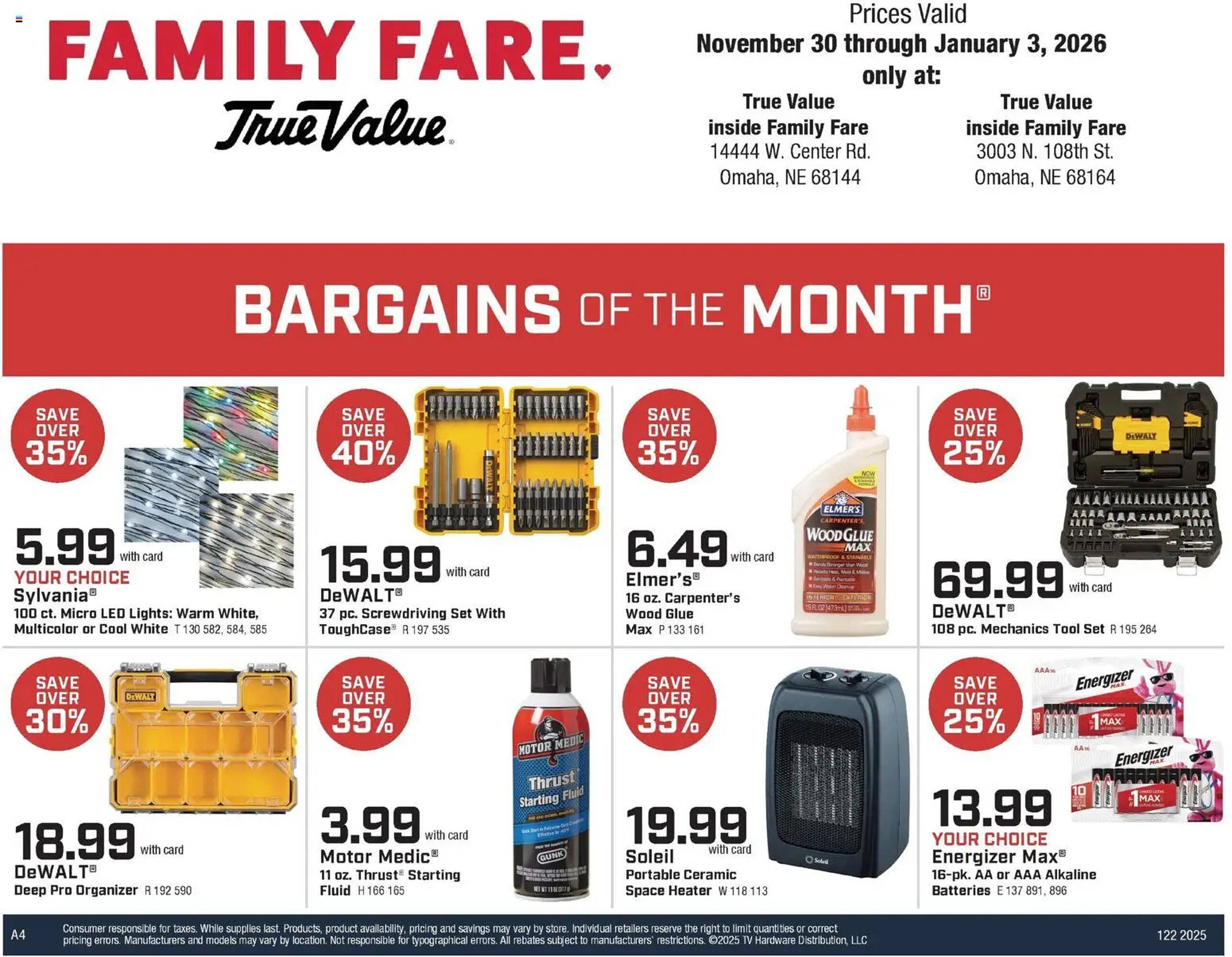 Family Fare weekly ad