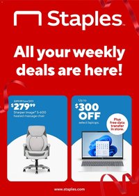 Staples weekly ad
