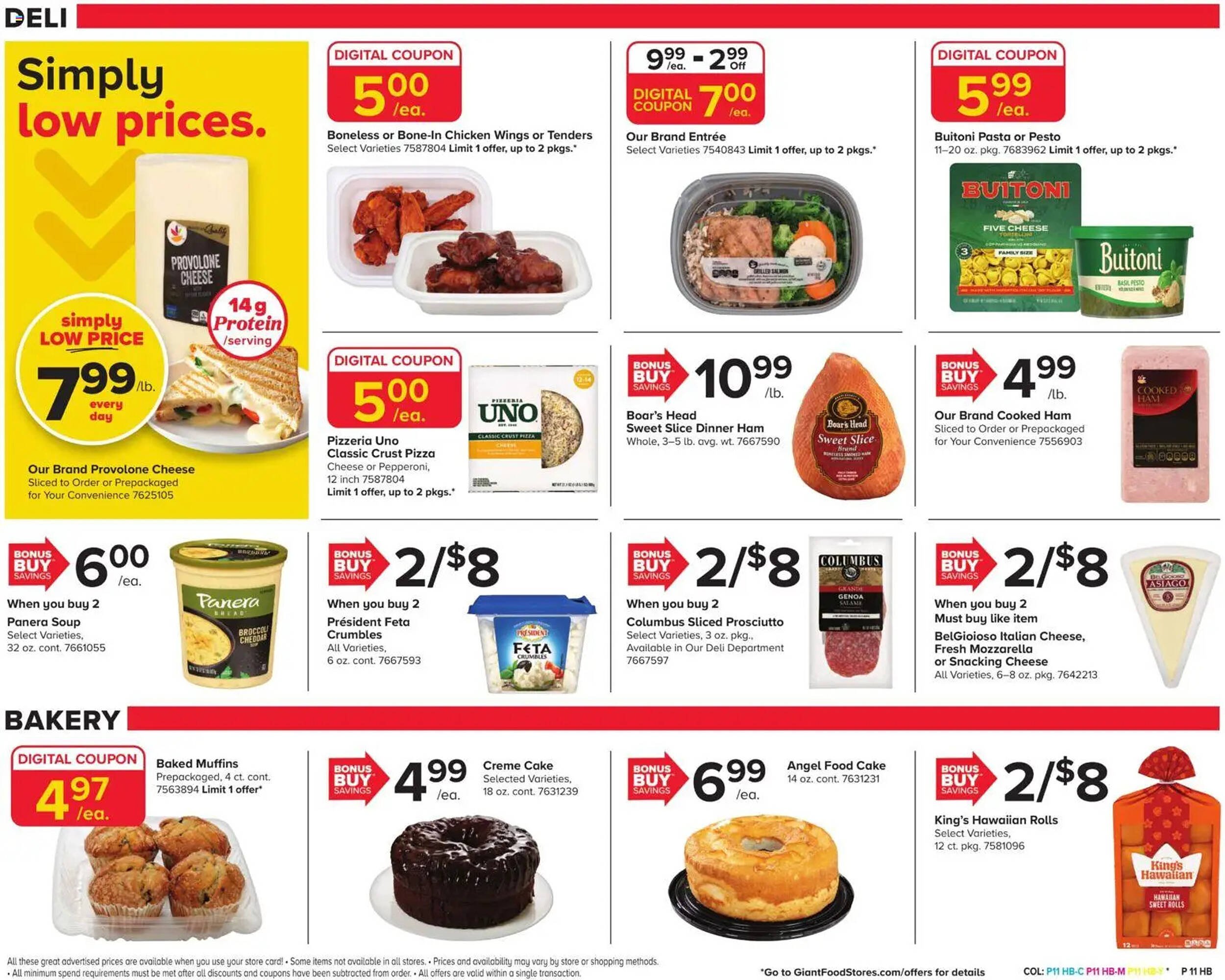GIANT weekly ad