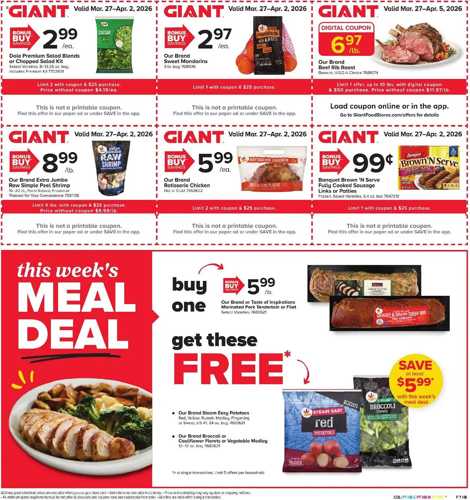 GIANT weekly ad