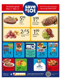 Save a Lot weekly ad (2025-11-05 - 2025-11-11)