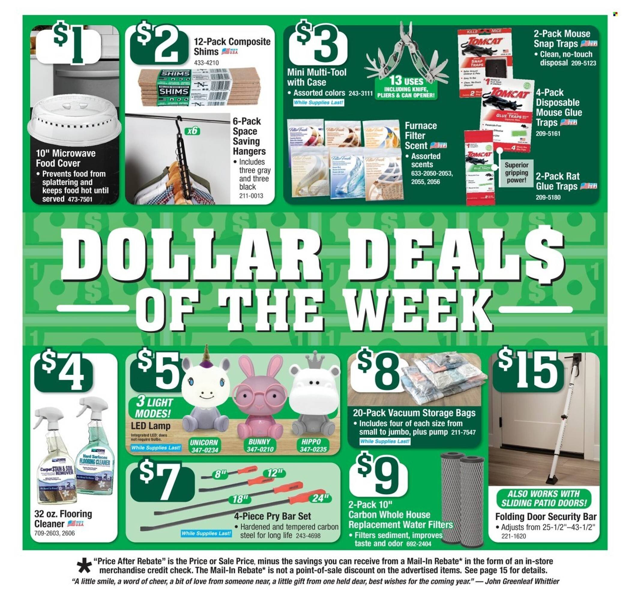 Menards weekly ad