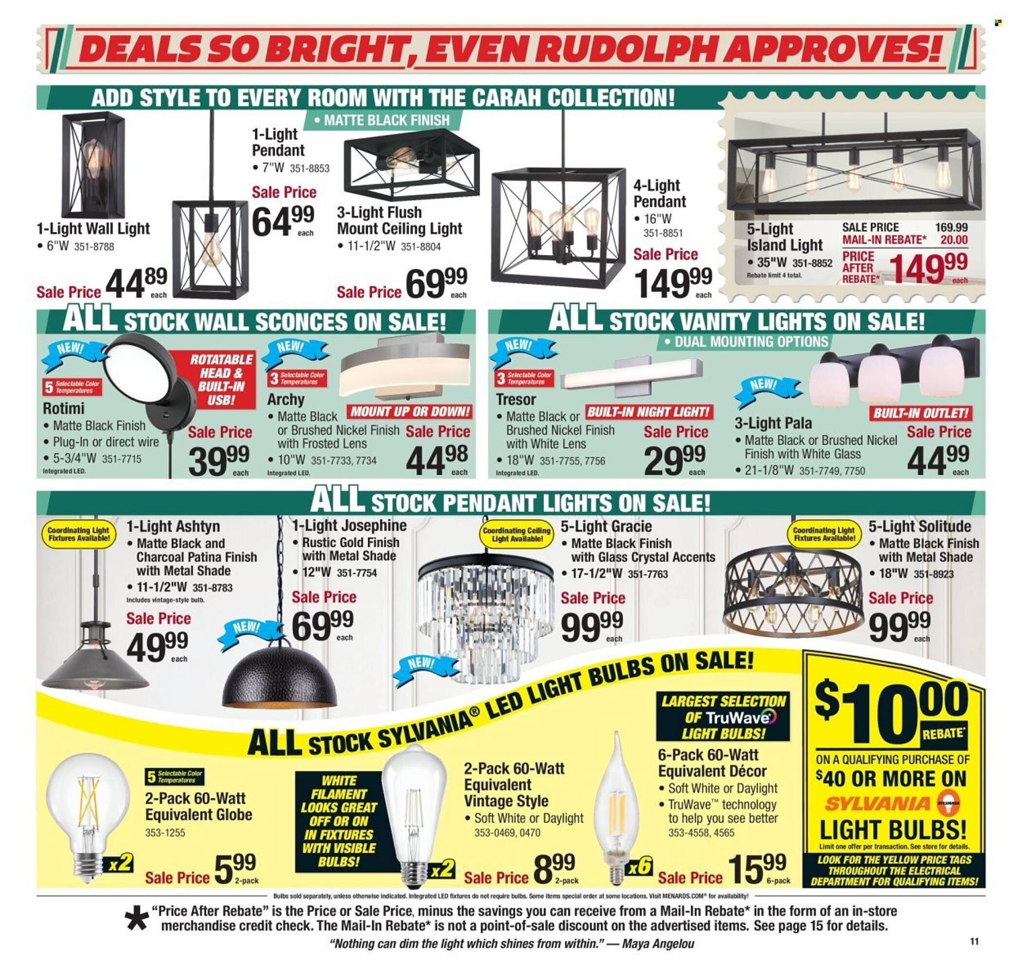 Menards weekly ad