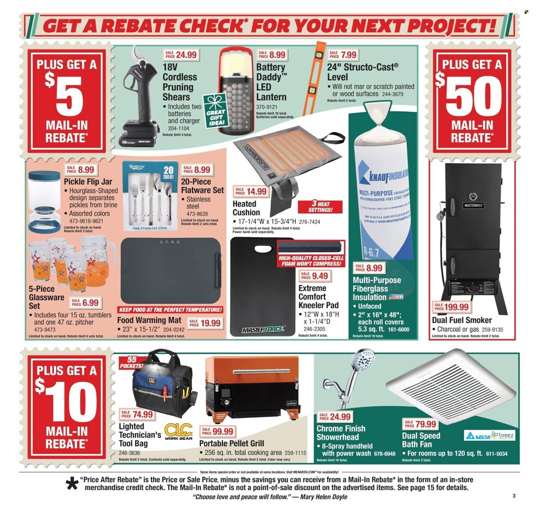 Menards weekly ad