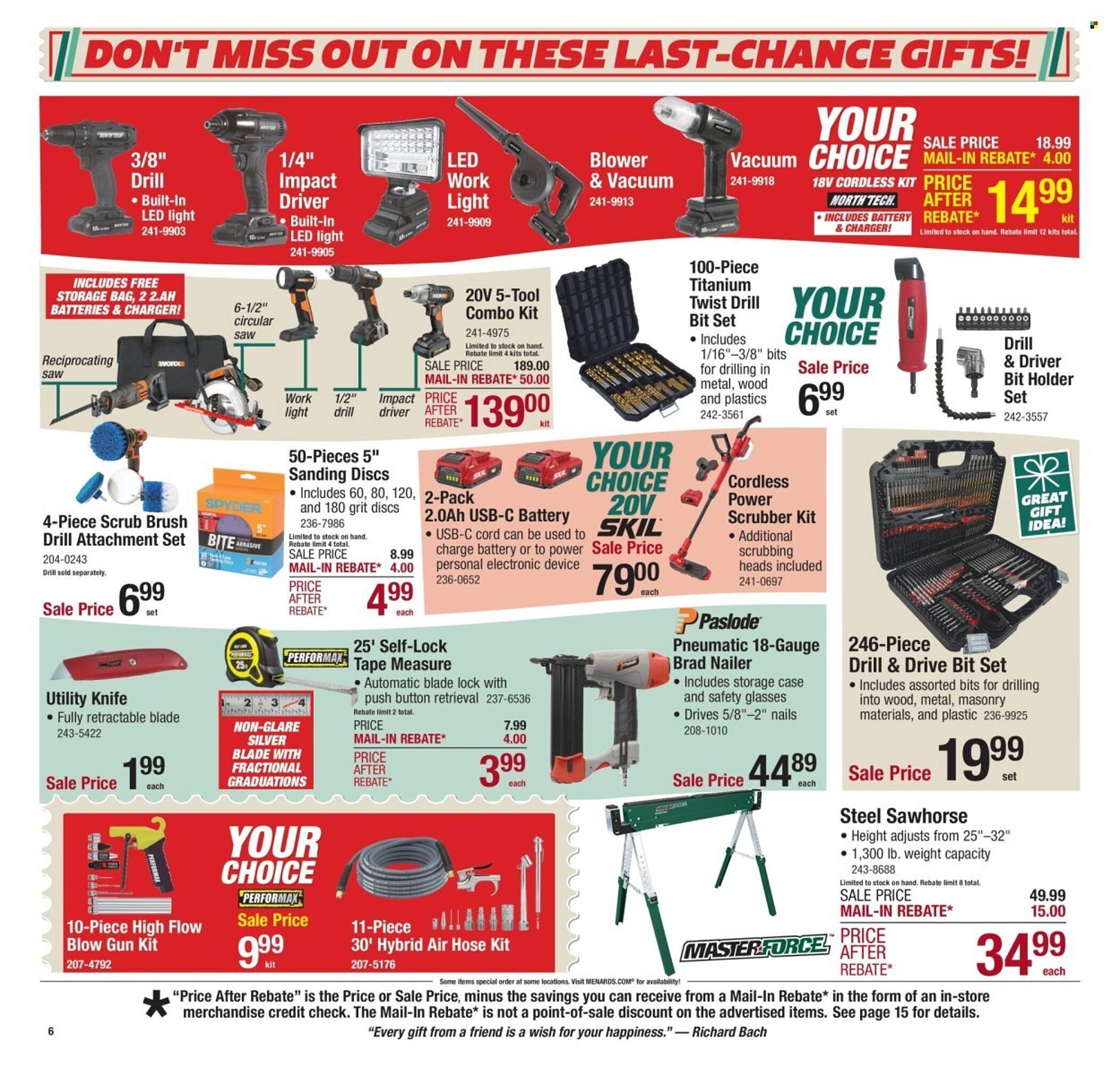 Menards weekly ad
