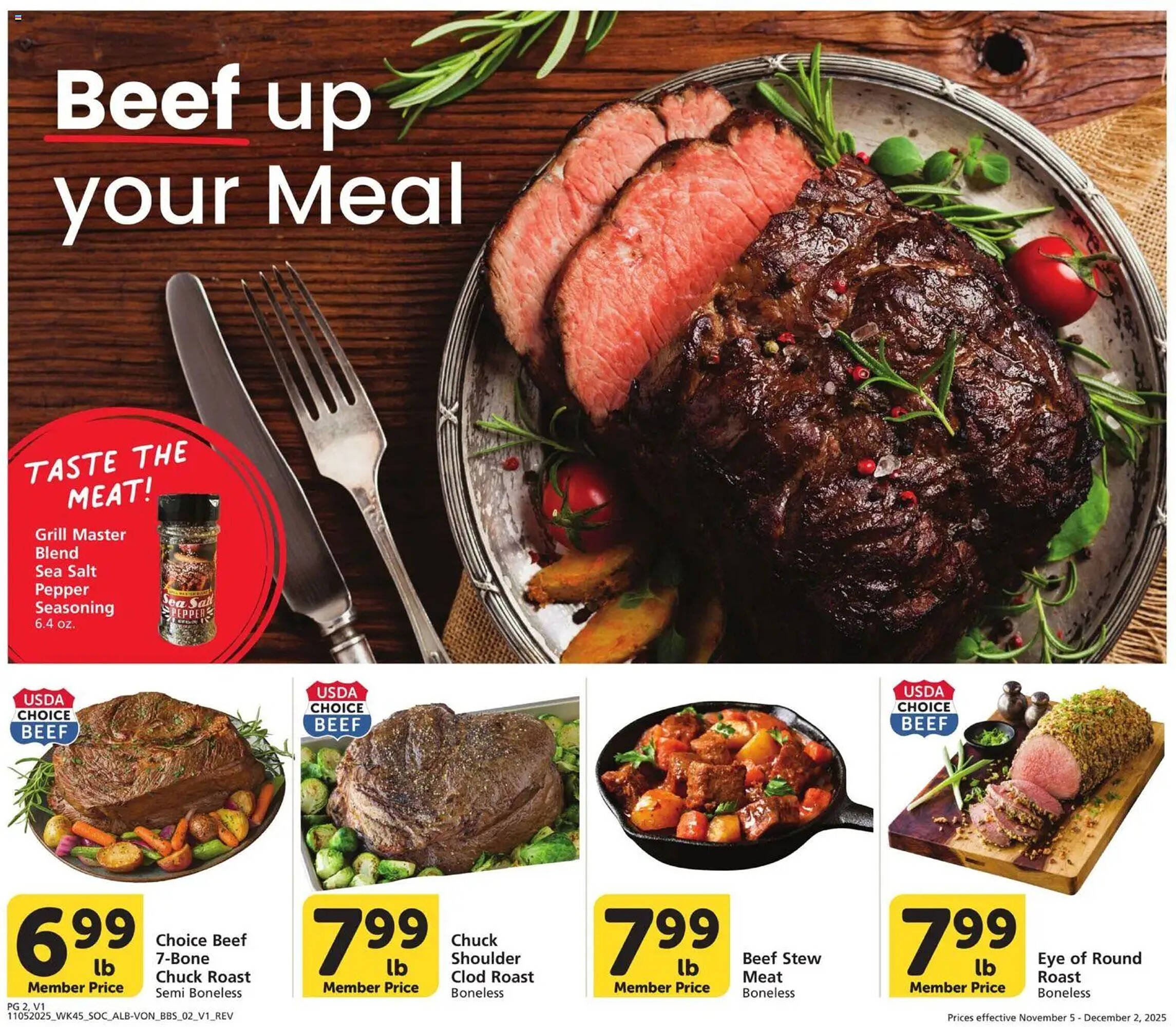 Vons weekly ad (2025-11-05 - 2025-12-03) | 1