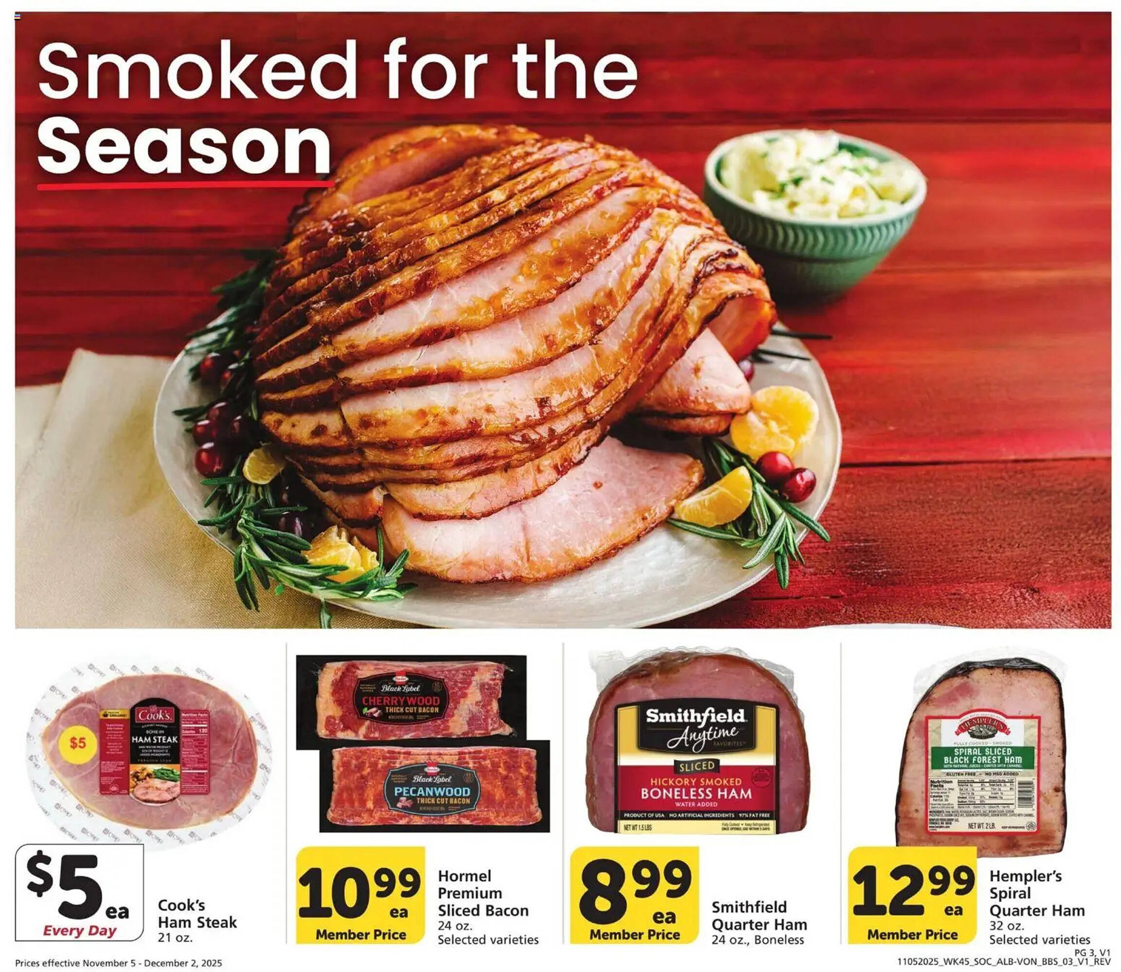 Vons weekly ad (2025-11-05 - 2025-12-03) | 2