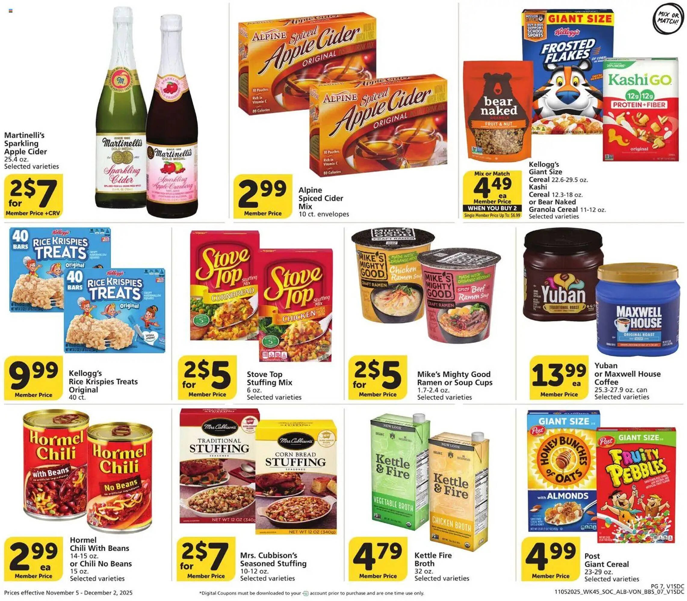 Vons weekly ad (2025-11-05 - 2025-12-03) | 7