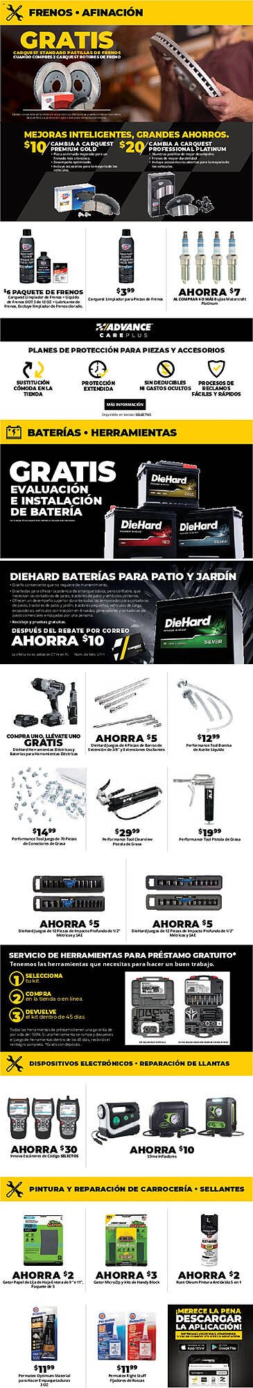 Advance Auto Parts flyer