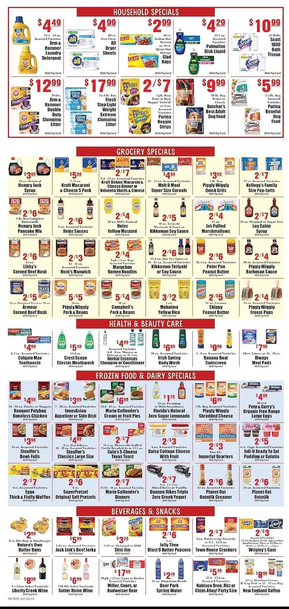 Piggly Wiggly weekly ad