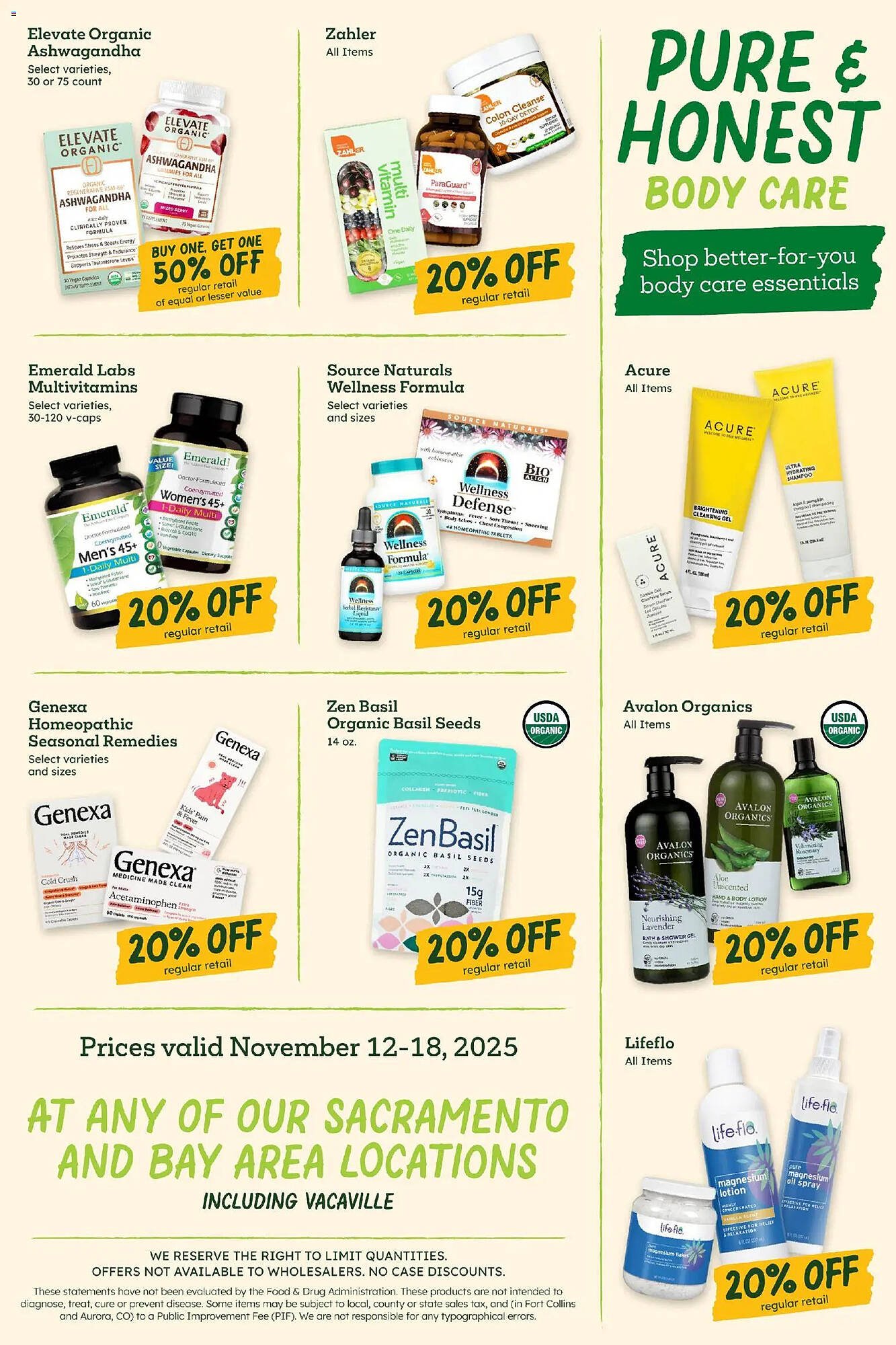 Sprouts Farmers Market weekly ad (2025-11-12 - 2025-11-20) | 12