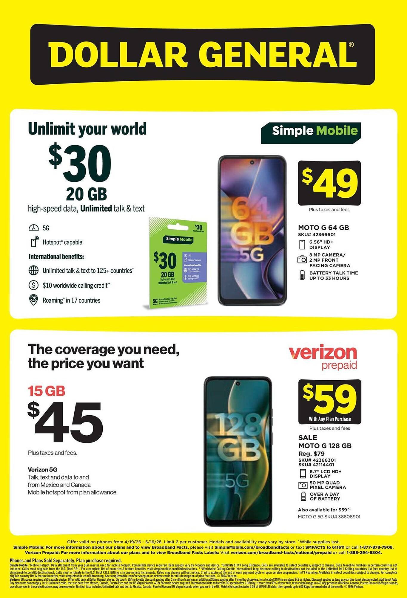 Dollar General weekly ad