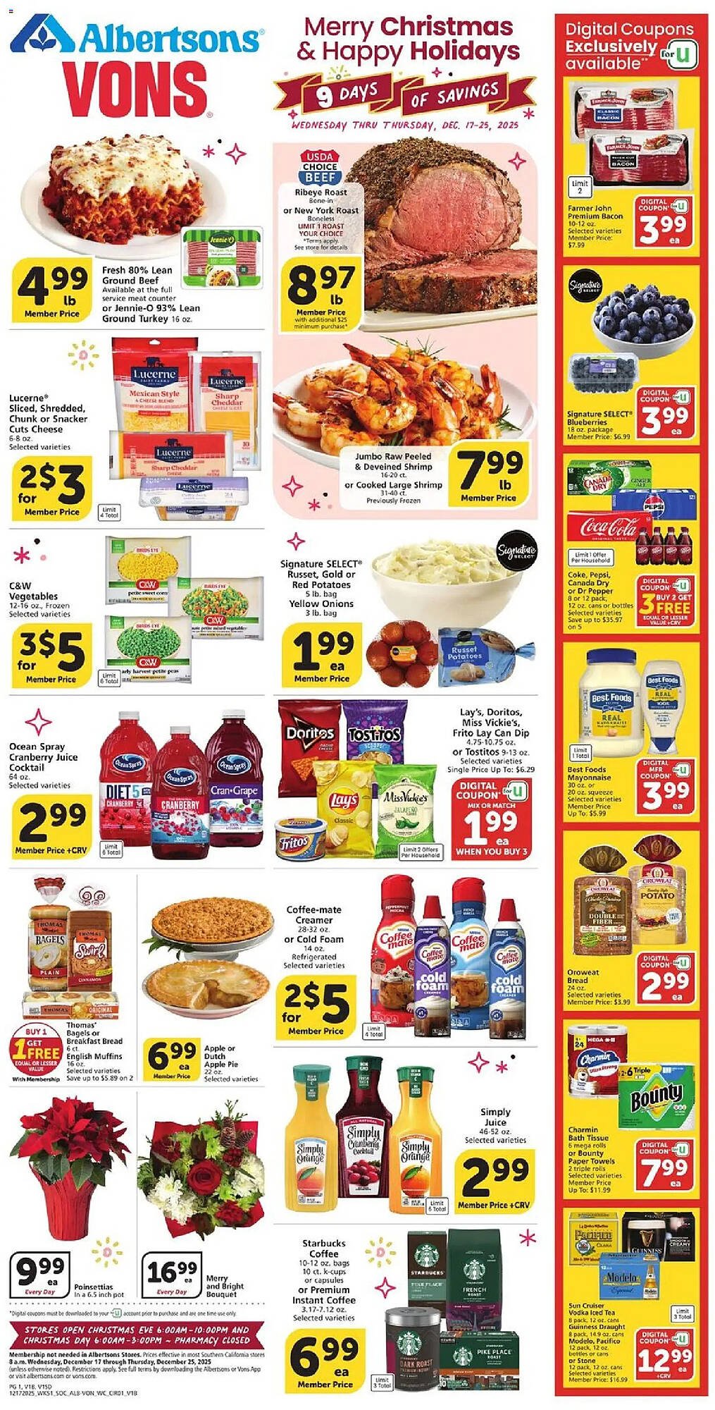 Vons weekly ad