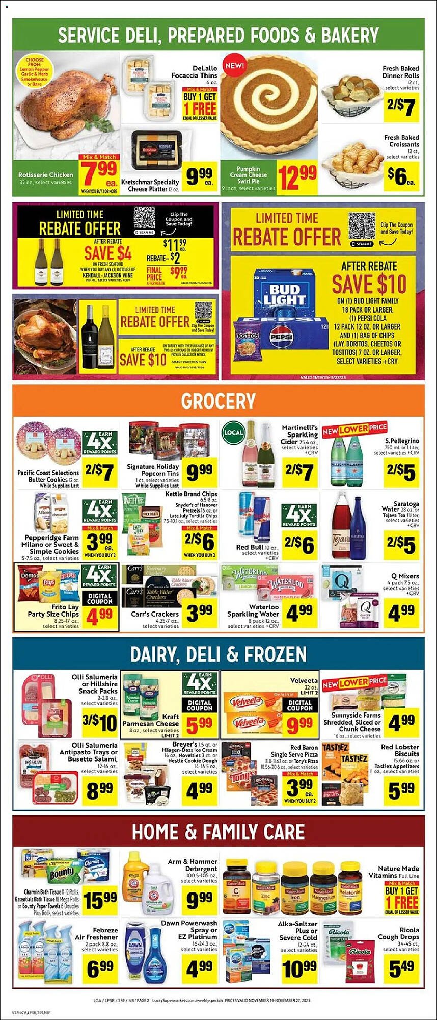 Lucky Supermarkets weekly ad