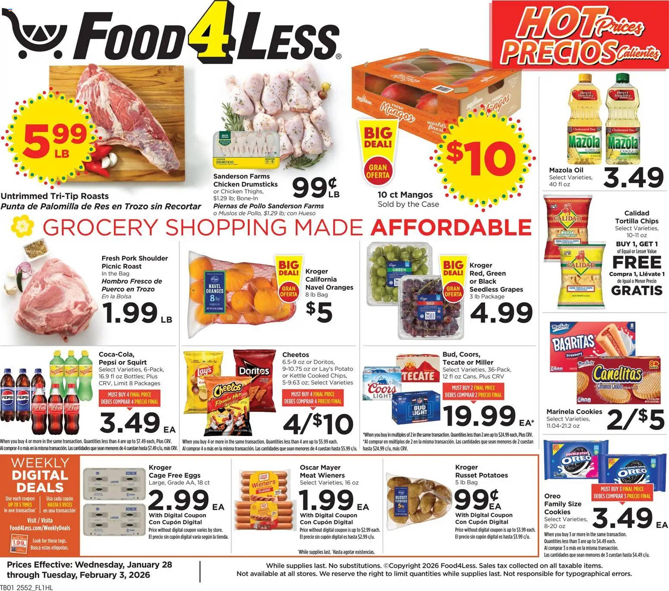 Food 4 Less weekly ad
