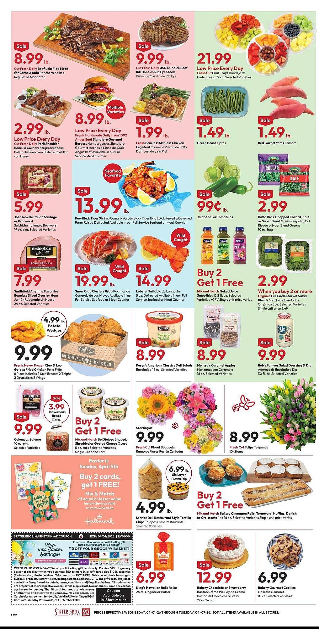 Stater Bros weekly ad