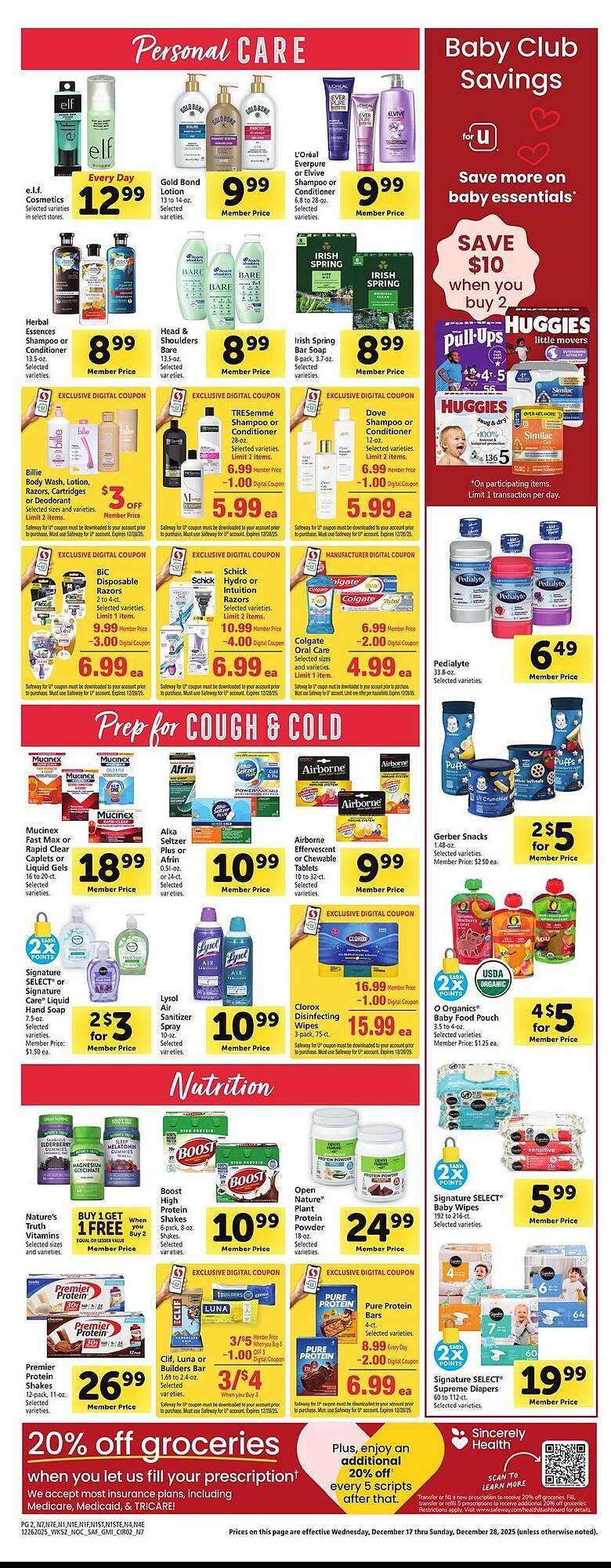 Safeway weekly ad