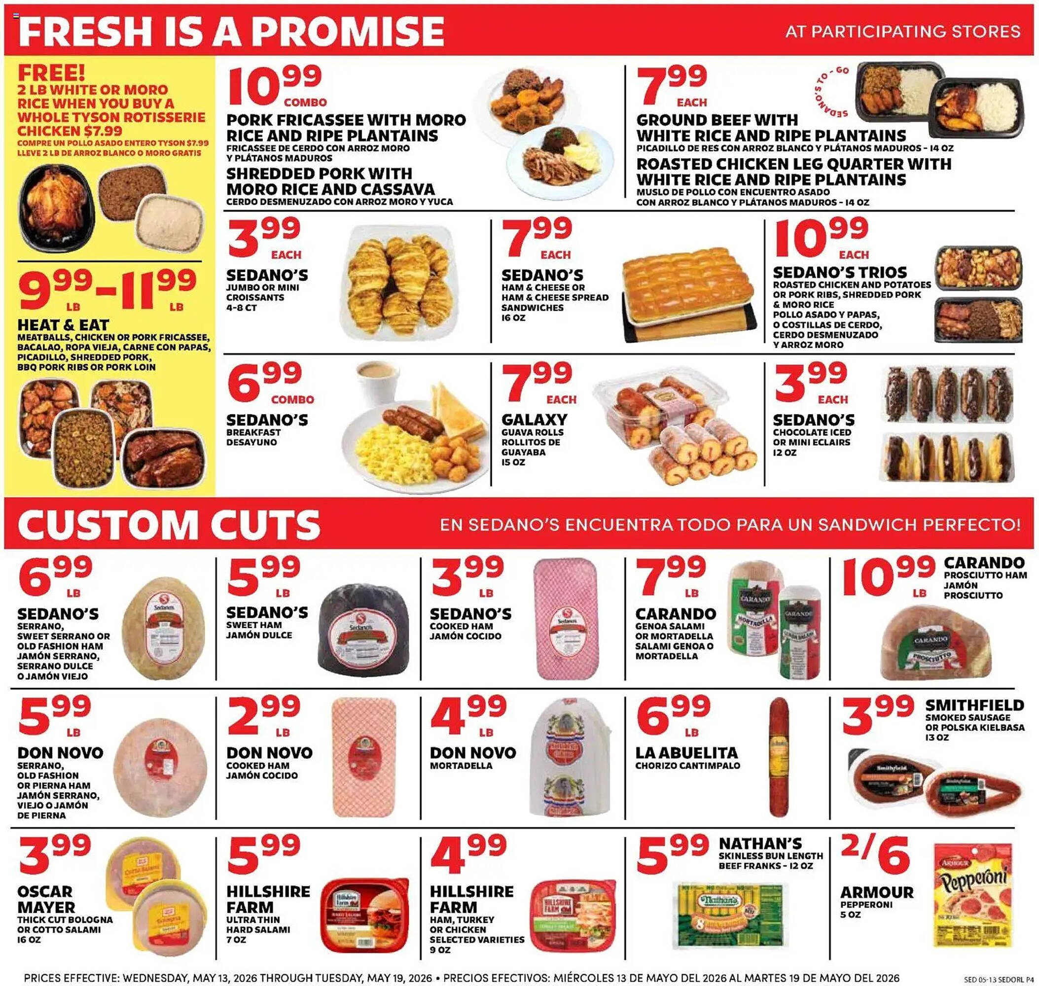 Sedano's weekly ad