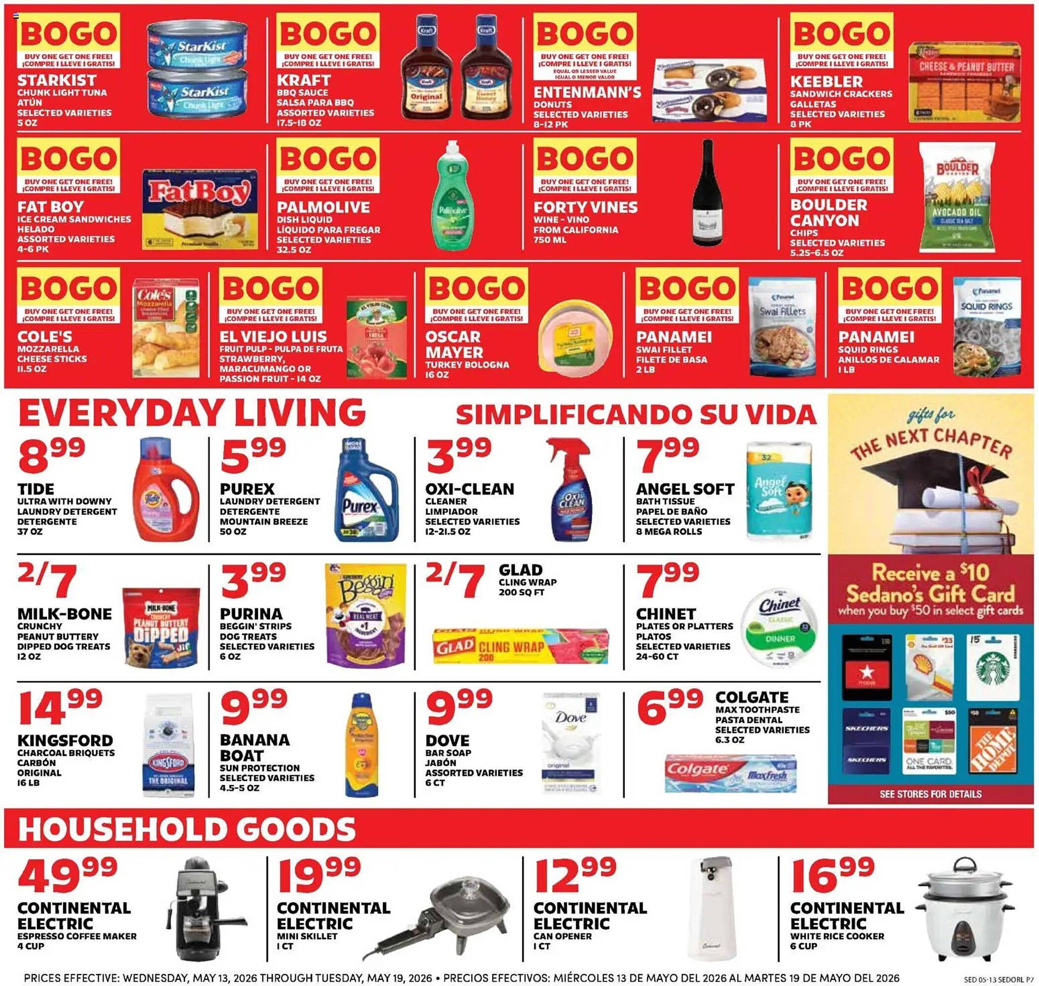 Sedano's weekly ad