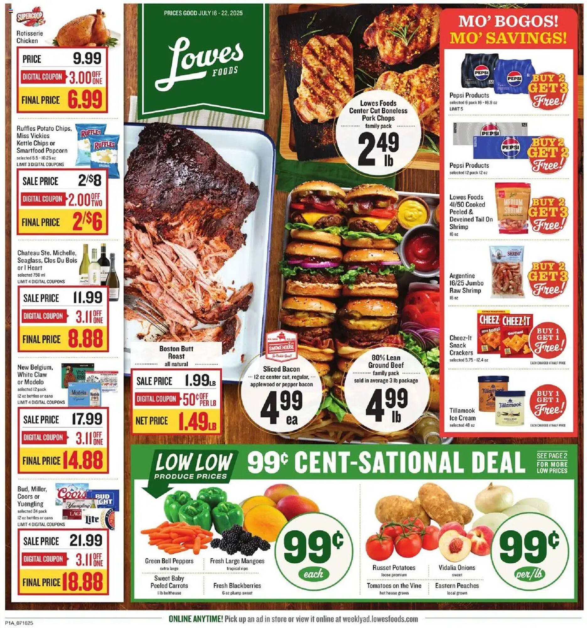 Lowes Foods Weekly Ad (2025-07-16 - 2025-07-23) | 1