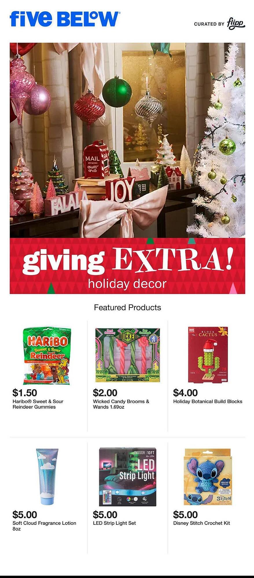 Five Below weekly ad