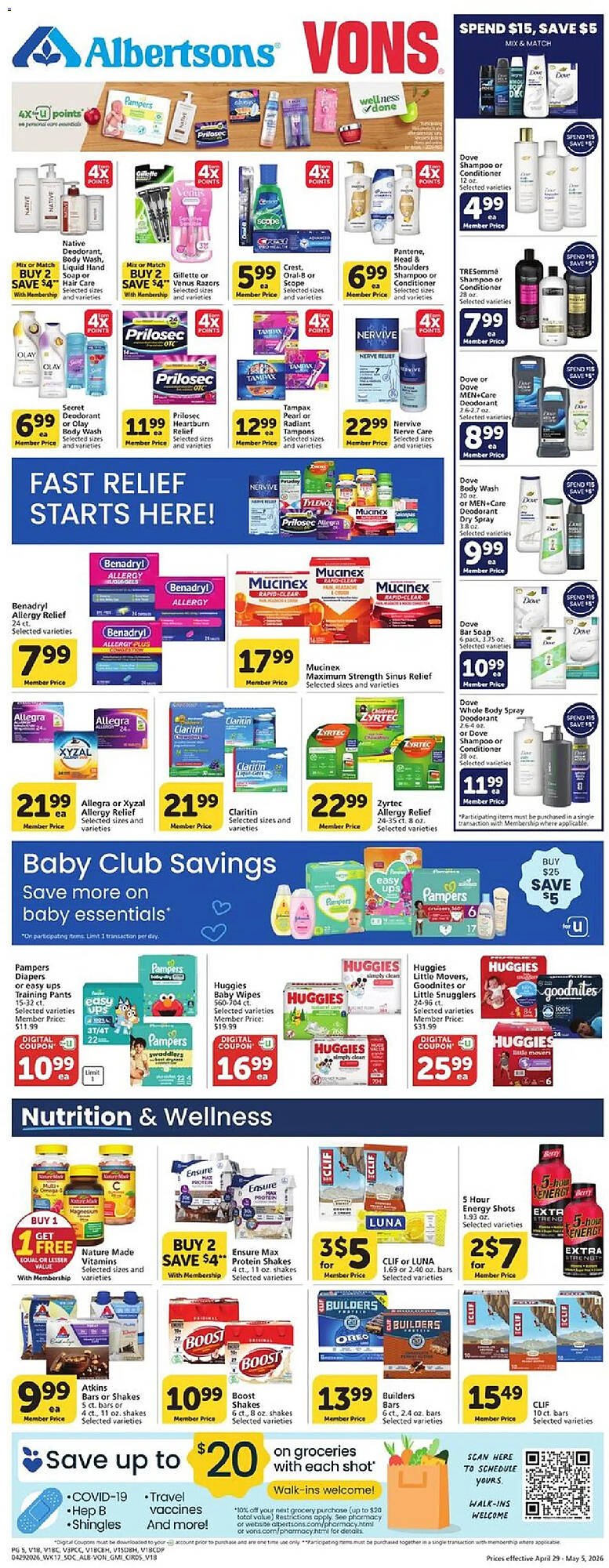 Vons weekly ad