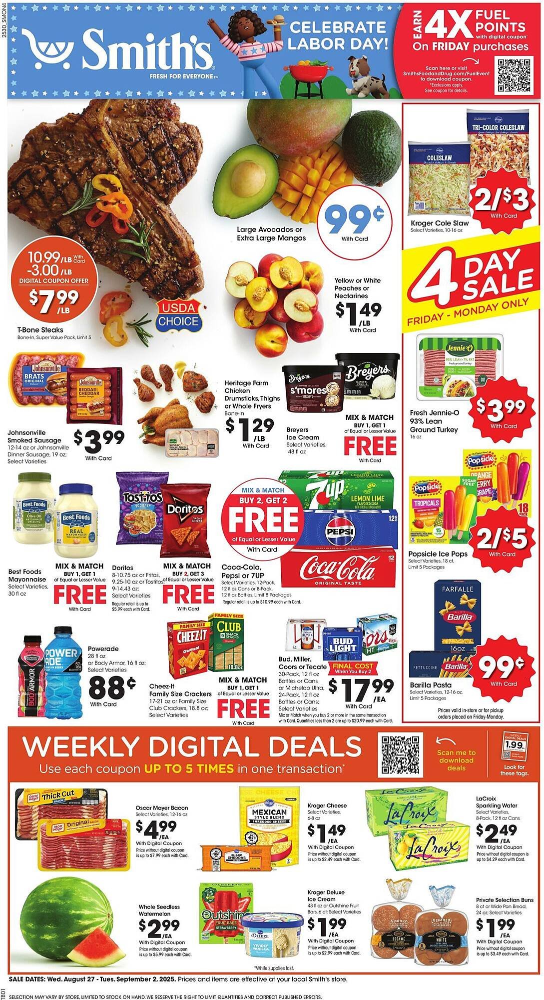 Smith&#039;s Weekly Ad (2025-08-27 - 2025-09-02) | 1