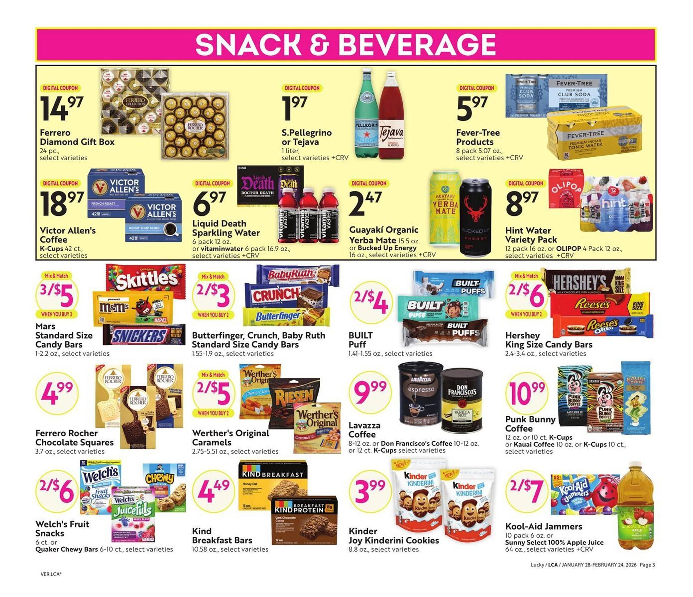 Lucky Supermarkets weekly ad