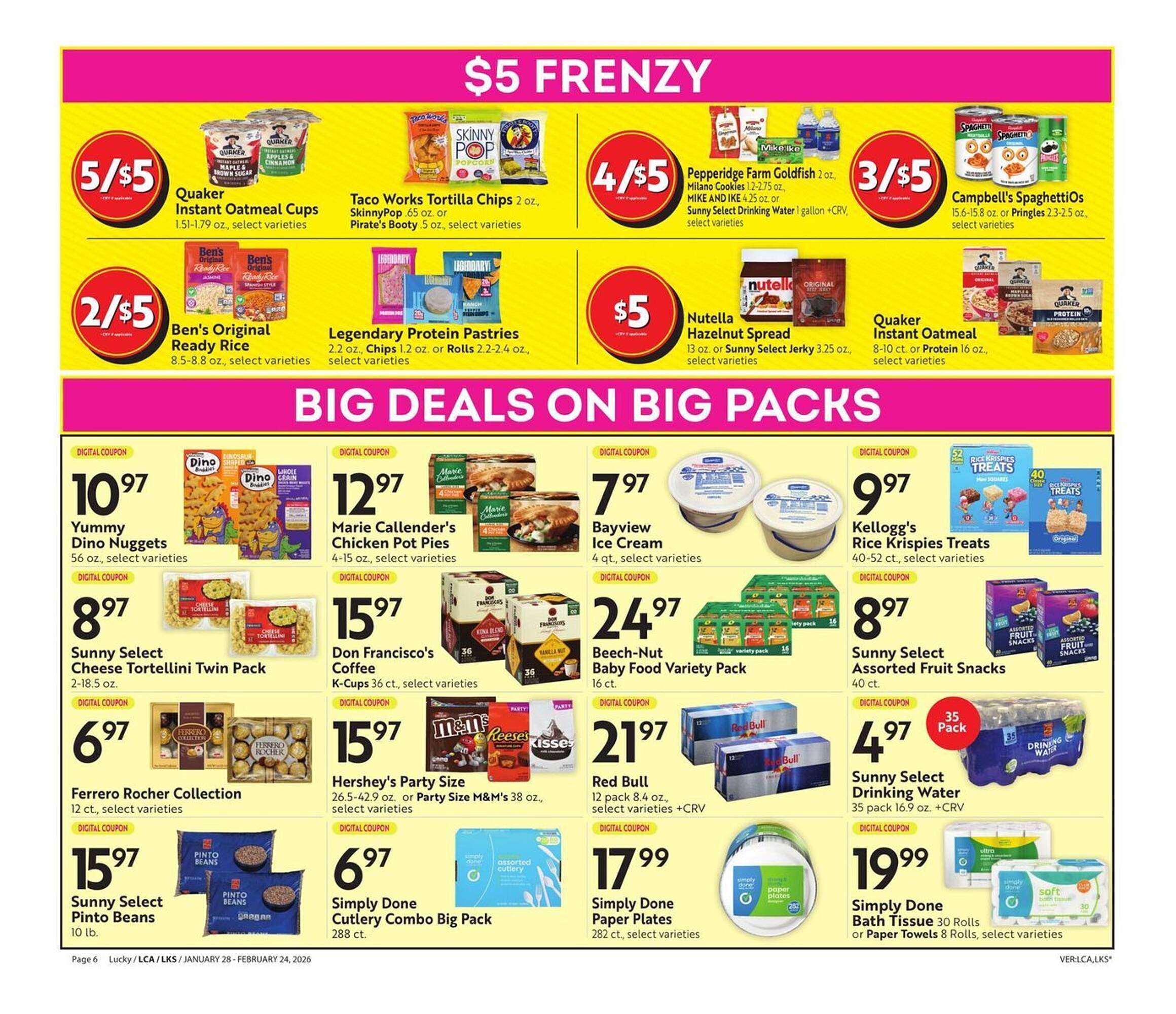 Lucky Supermarkets weekly ad