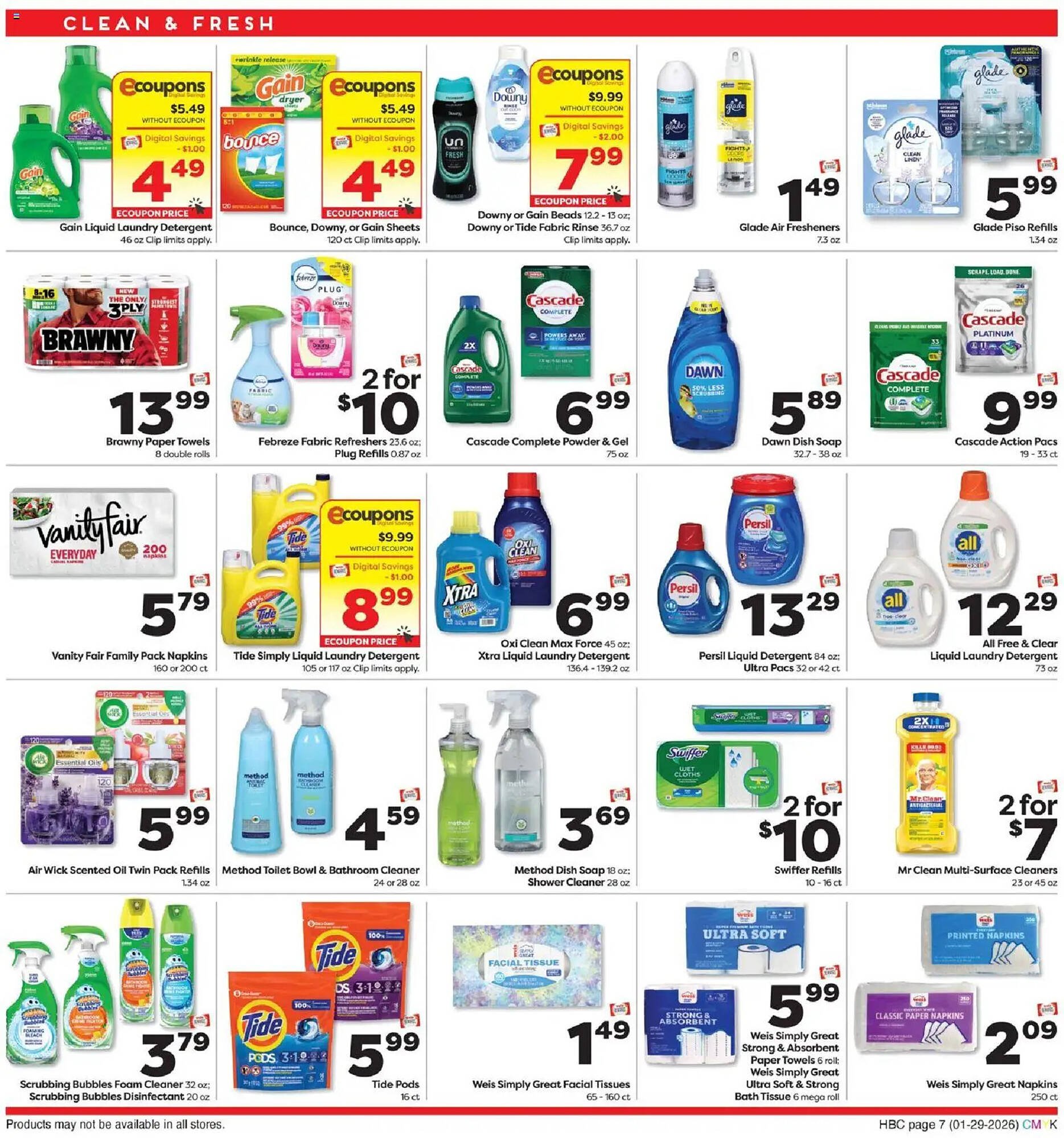 Weis Markets weekly ad