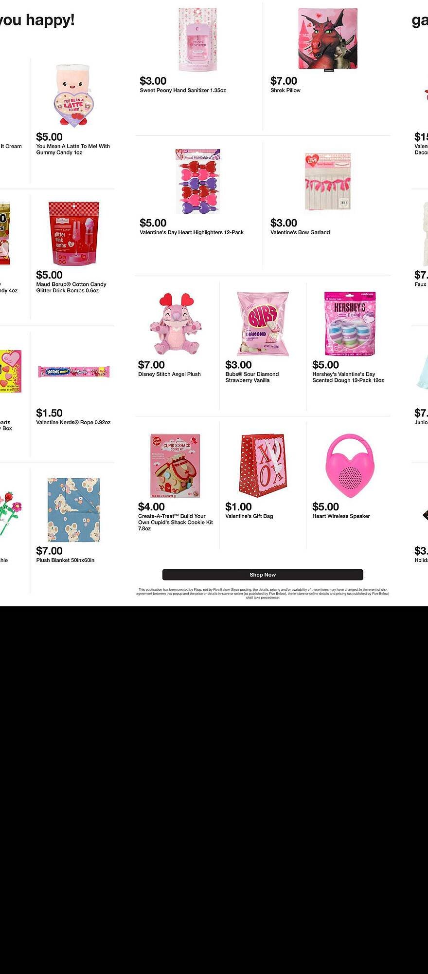 Five Below weekly ad