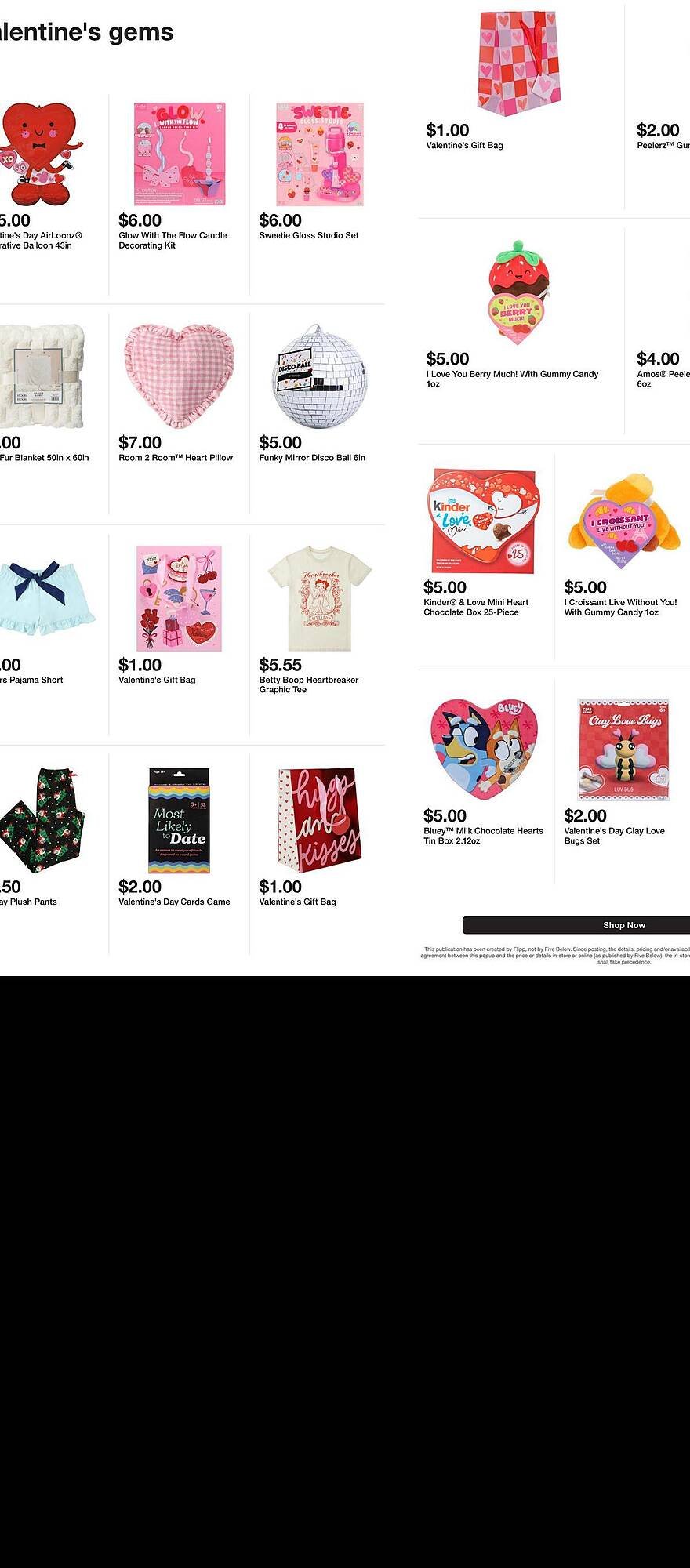 Five Below weekly ad