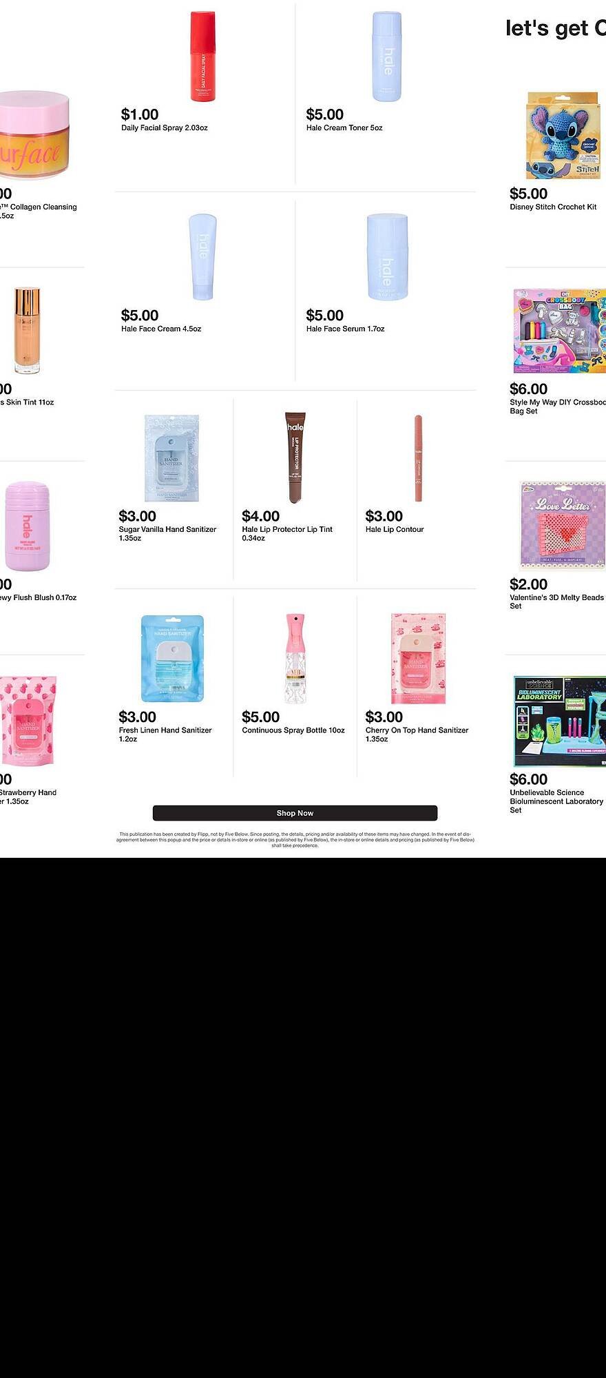 Five Below weekly ad