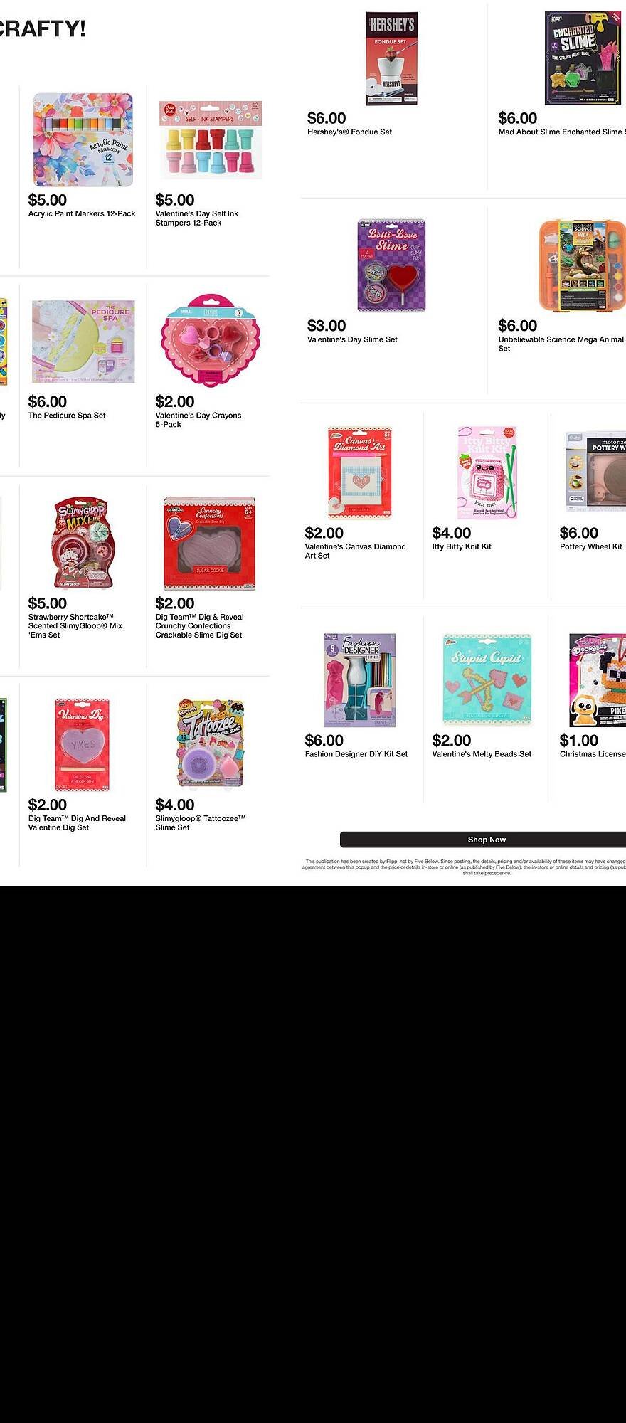 Five Below weekly ad