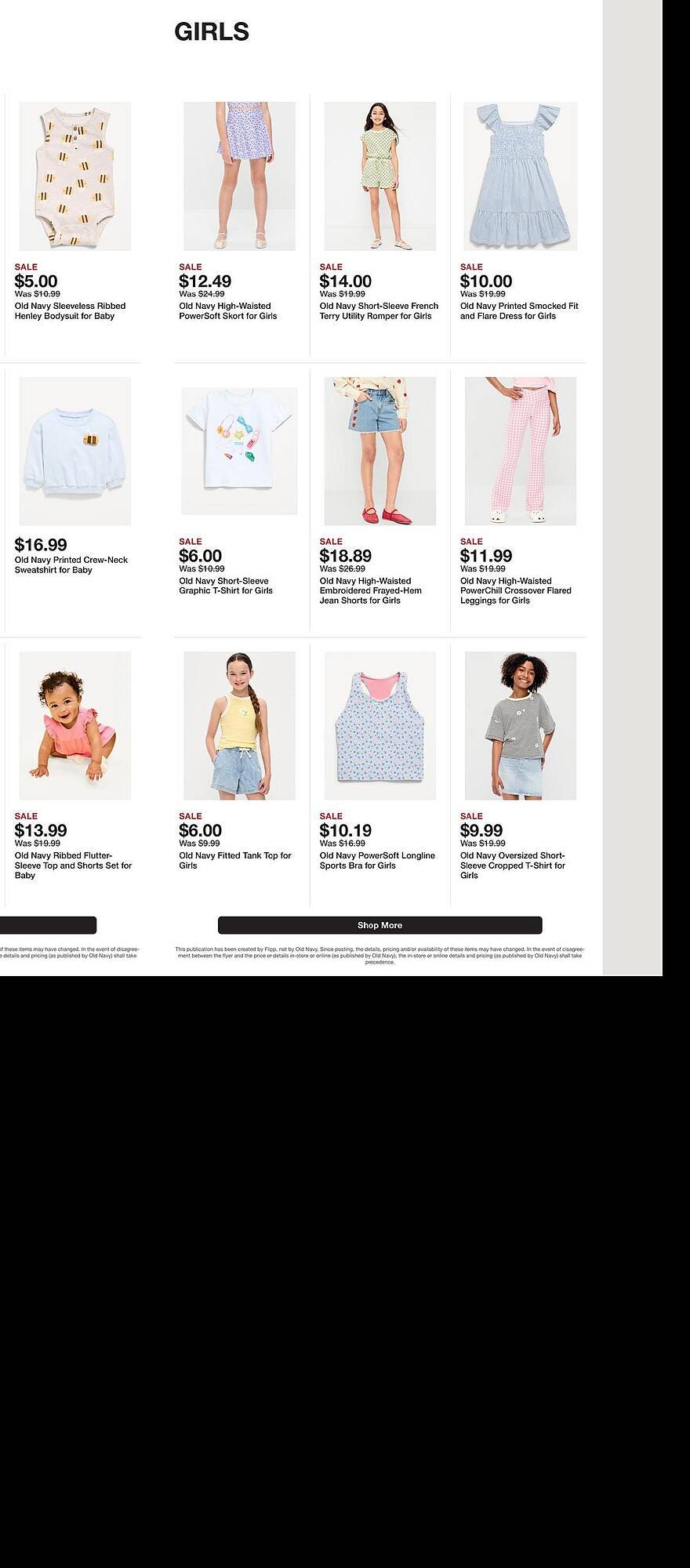 Old Navy weekly ad
