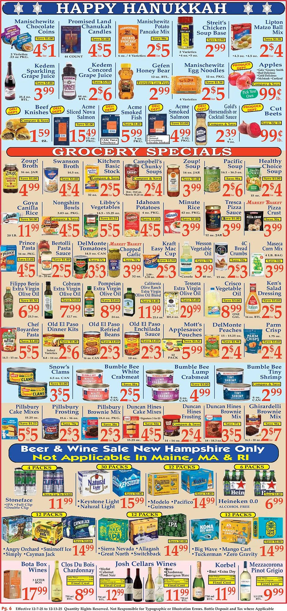 Market Basket weekly ad
