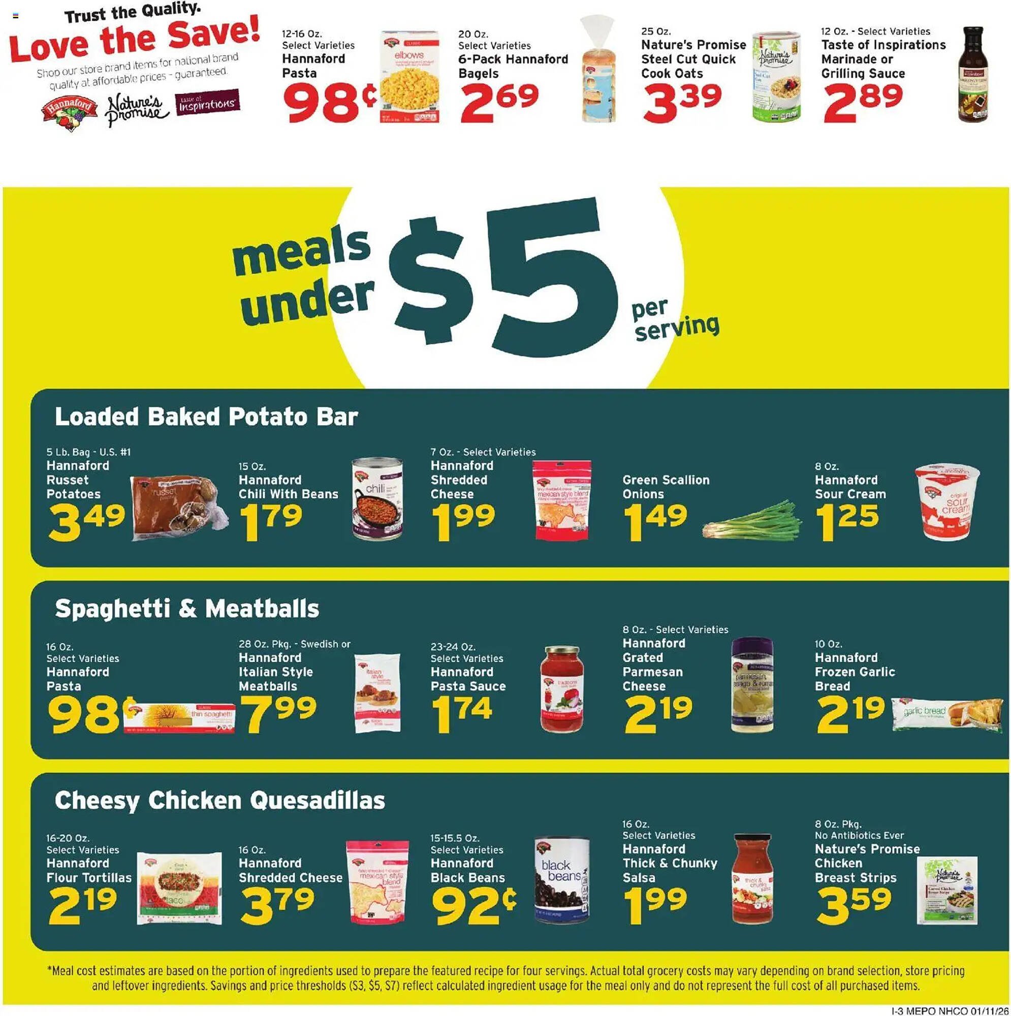 Hannaford flyer