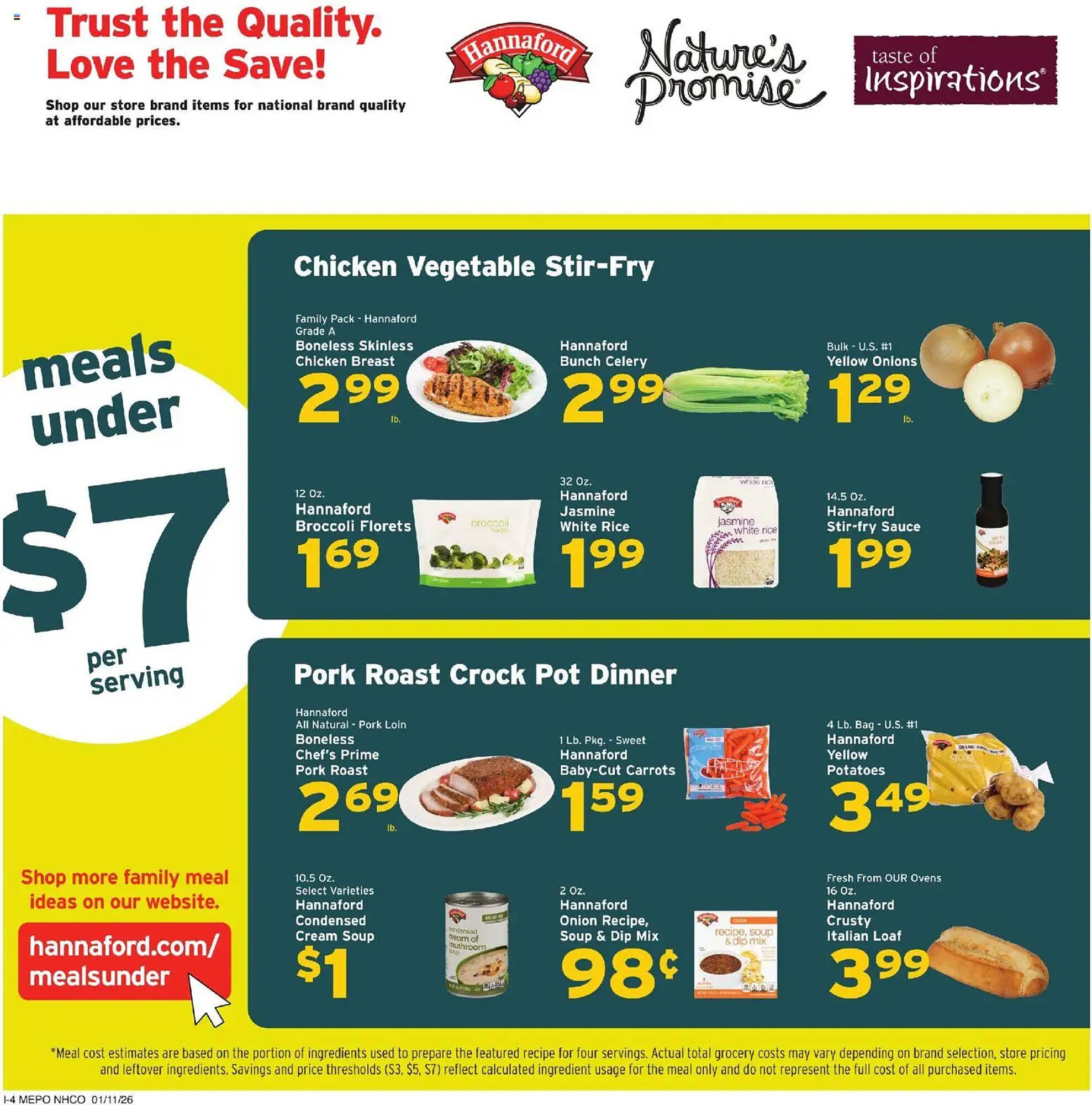 Hannaford flyer