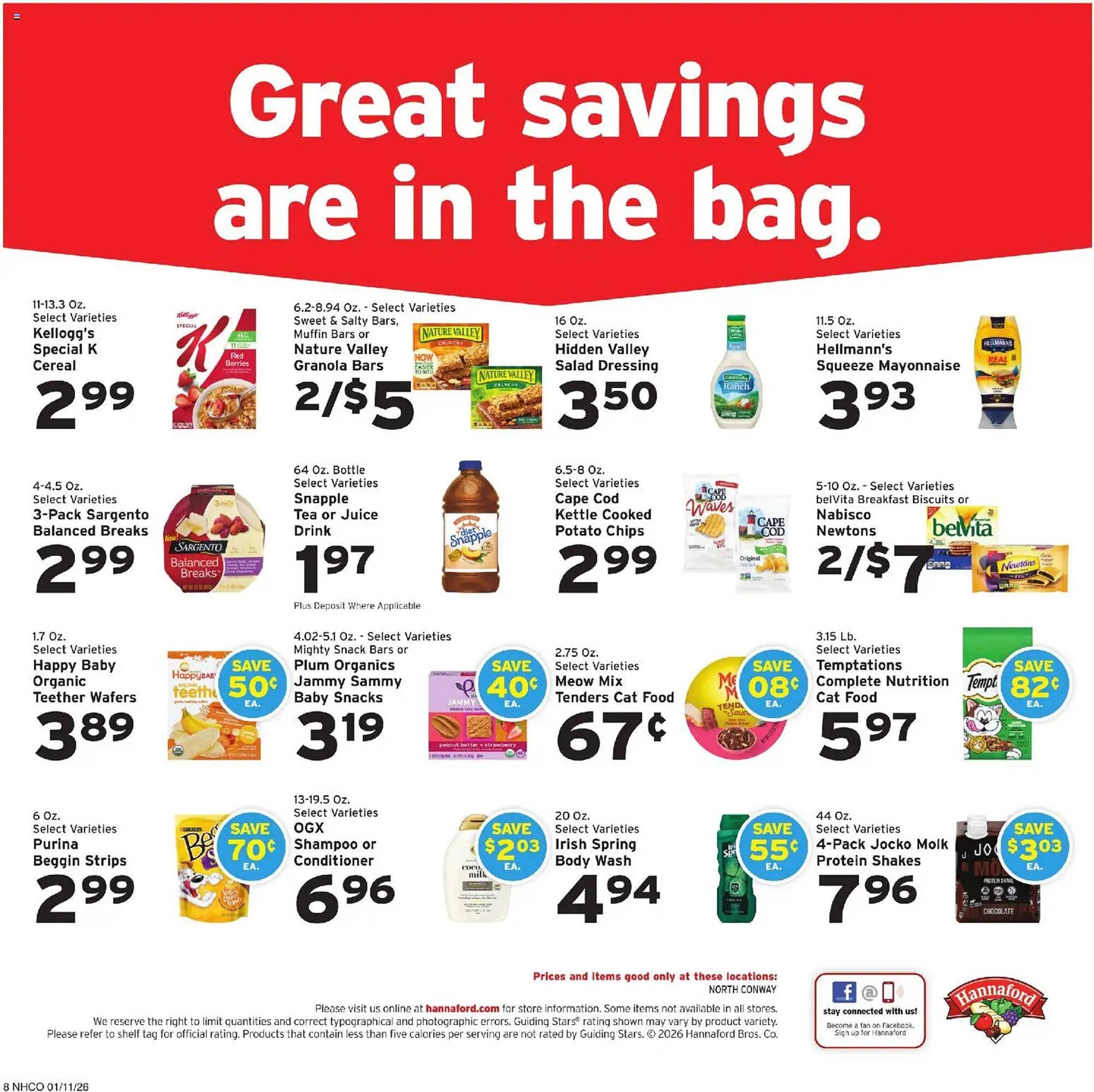Hannaford flyer